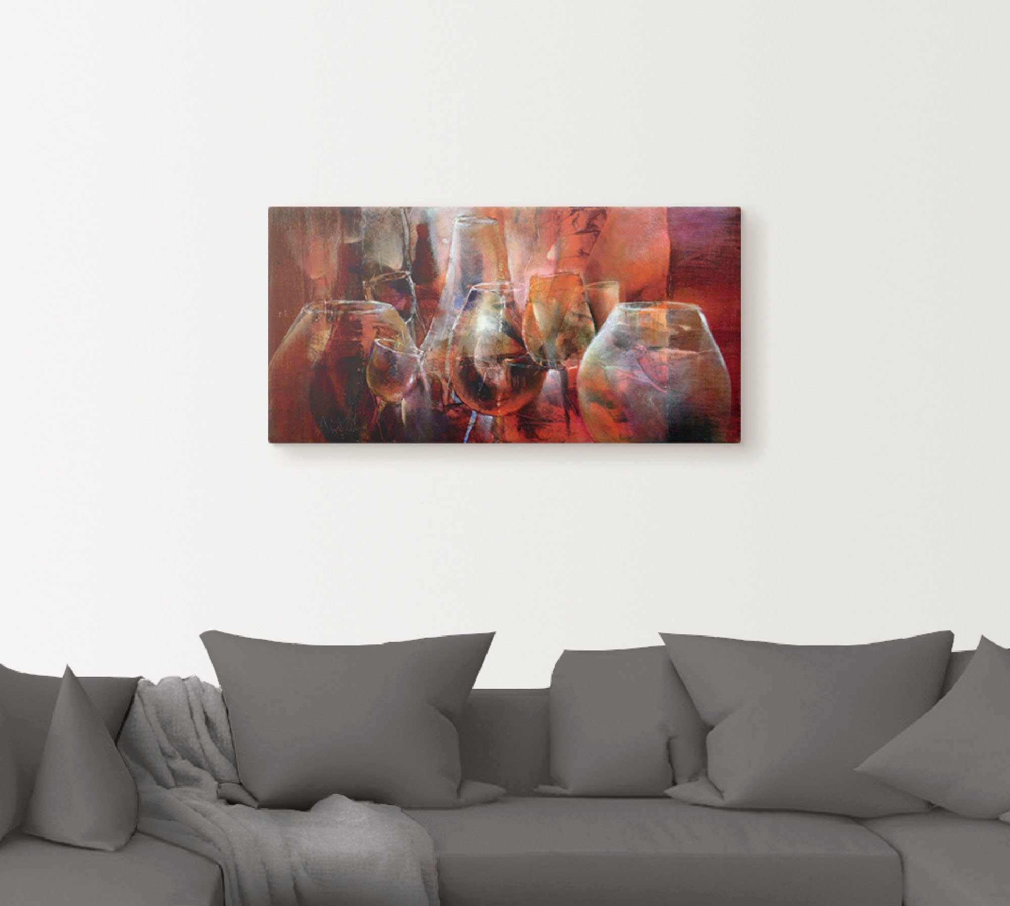 Artland Artprint op linnen Partij gespannen op een spieraam