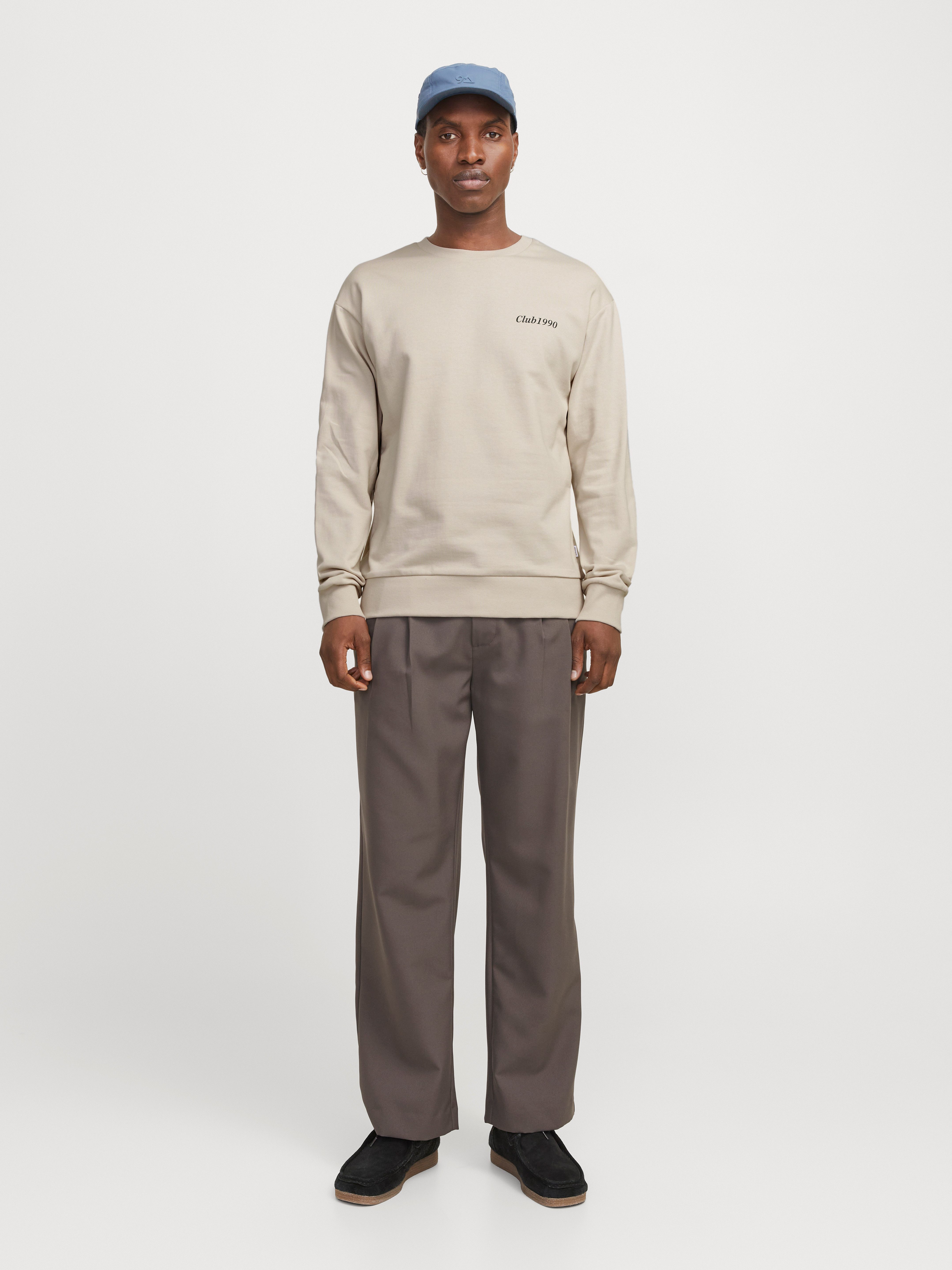 Jack & Jones Sweatshirt JJEBRADLEY GRAPHIC SWEAT CREW NOOS