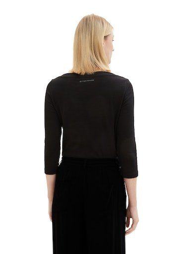 Tom Tailor Shirt met 3/4 mouwen met korte mouwen