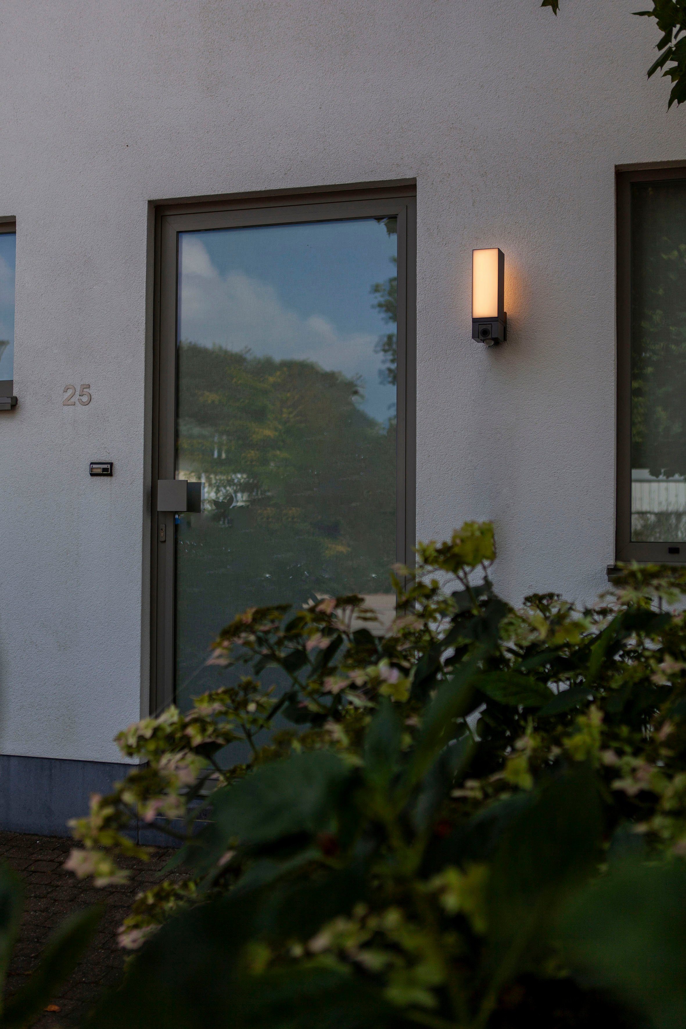 LUTEC Slimme ledlamp Cuba Smart-Home camera lamp (1 stuk)