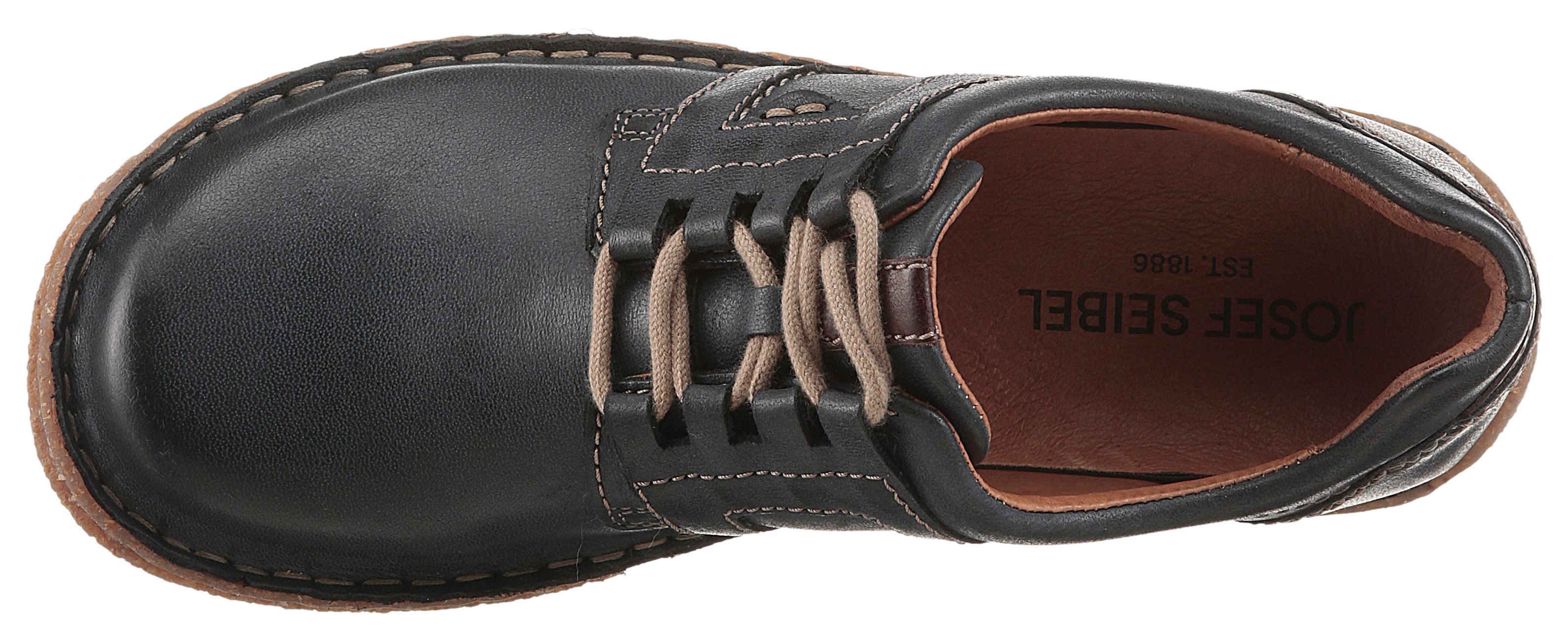 Josef Seibel Veterschoenen NEELE 44 Vrijetijdsschoen, comfortschoen met verwisselbaar leren voetbed