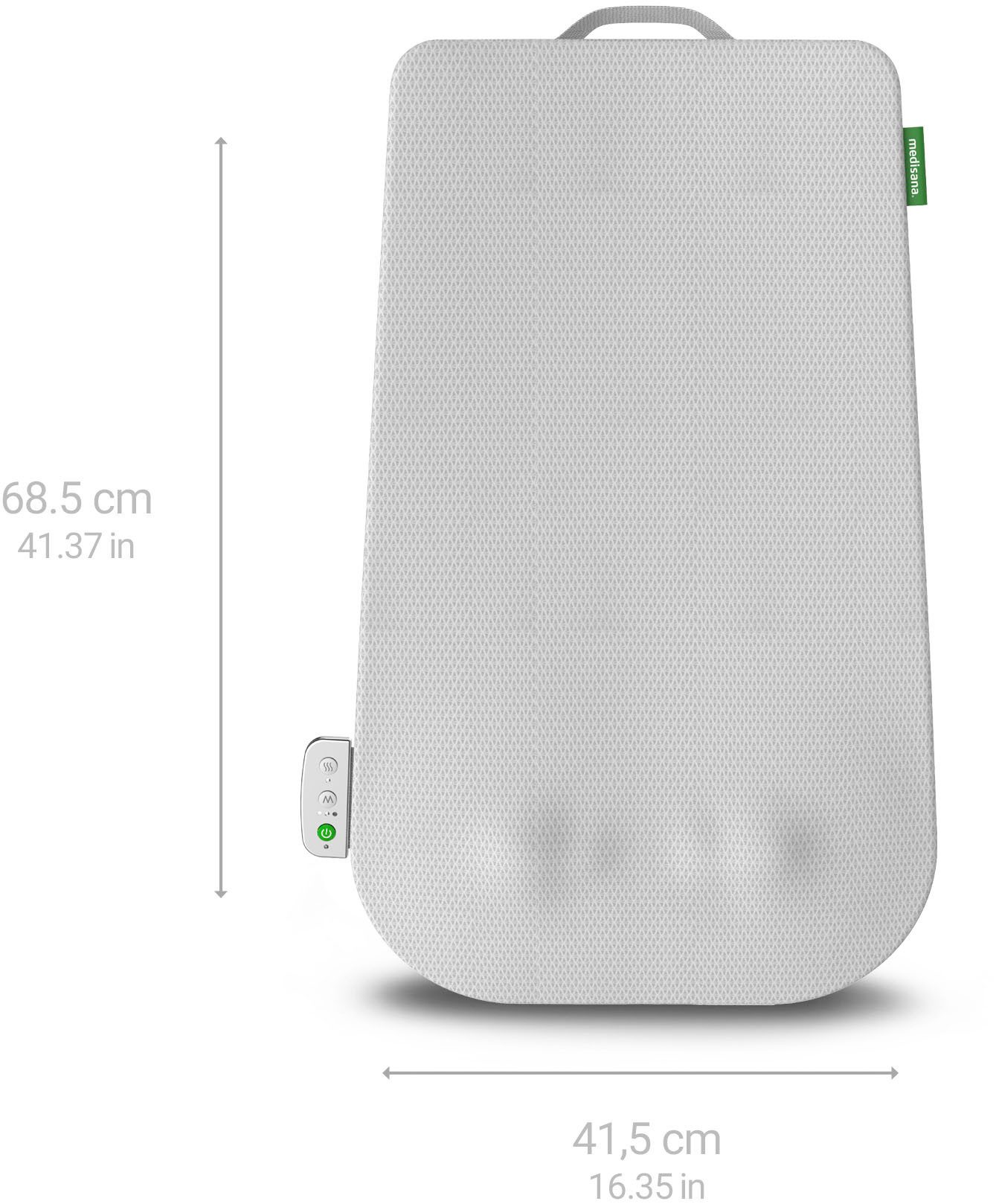 Medisana Shiatsu massage apparaat MC 600 Shiatsu-massage voor taille, rug- en schouderbereik