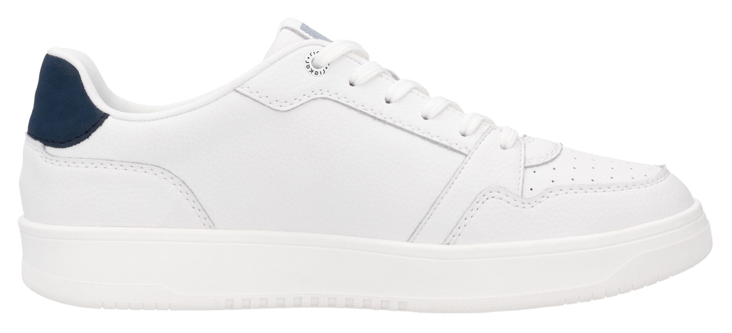 RIEKER Sport Sneakers , veterschoenen, vrijetijdssneaker, lage schoen met subtiele perforatie