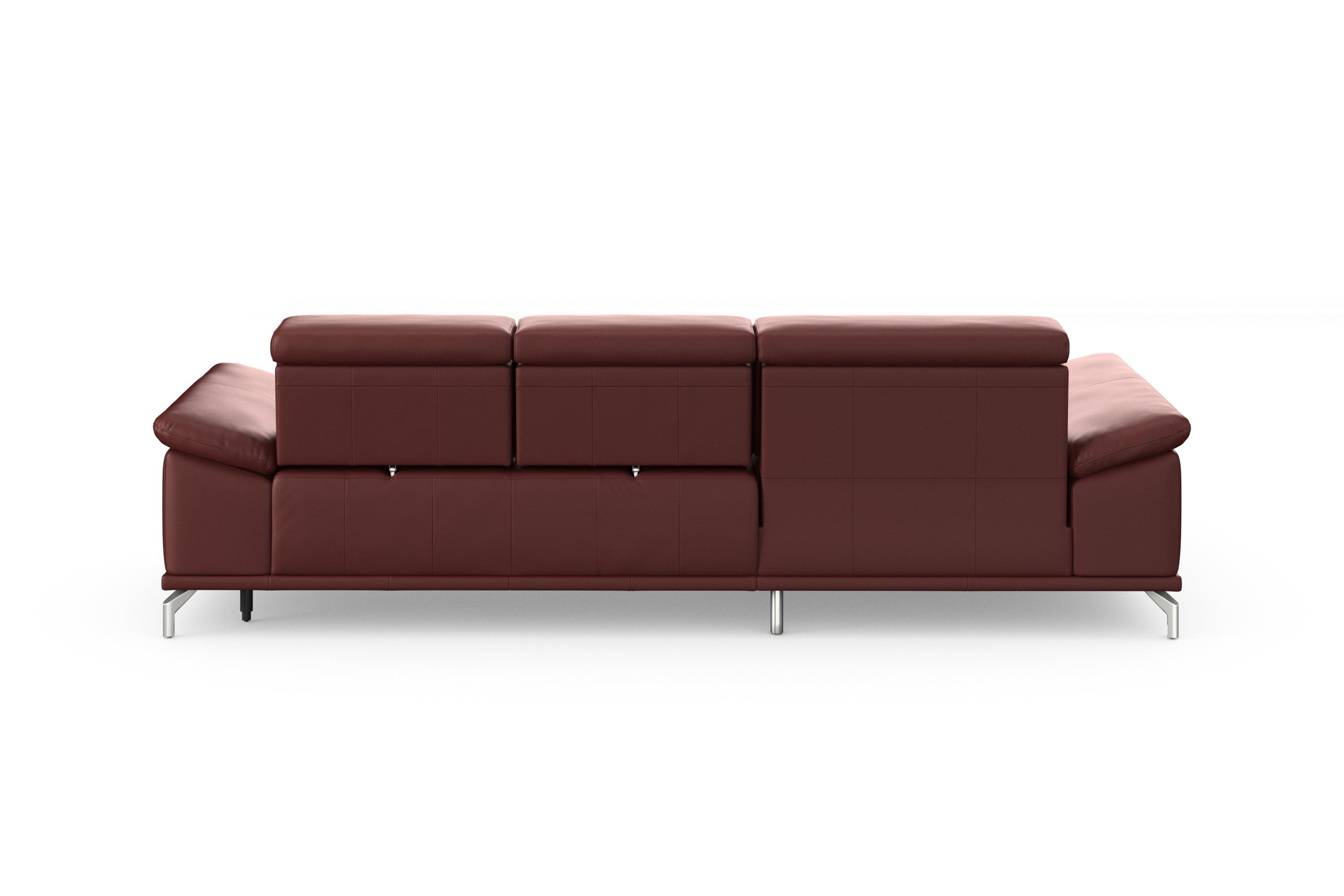 sit&more Hoekbank Cabrio L-vorm, met zitdiepteverstelling, arm- en hoofdsteunverstelling