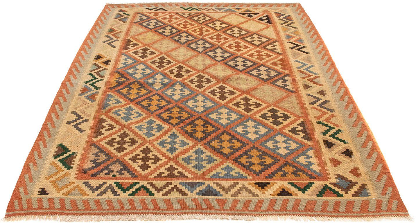 morgenland Wollen kleed Kelim Fars minimaal 216 x 127 cm Omkeerbaar tapijt