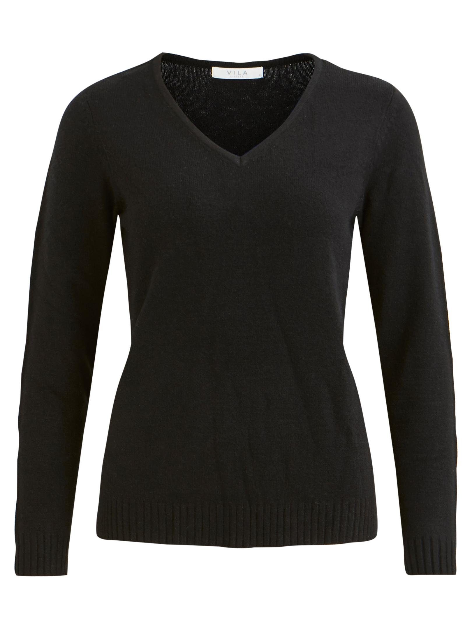 Vila Trui met V-hals VIRIL V-NECK L/S KNIT TOP - NOOS