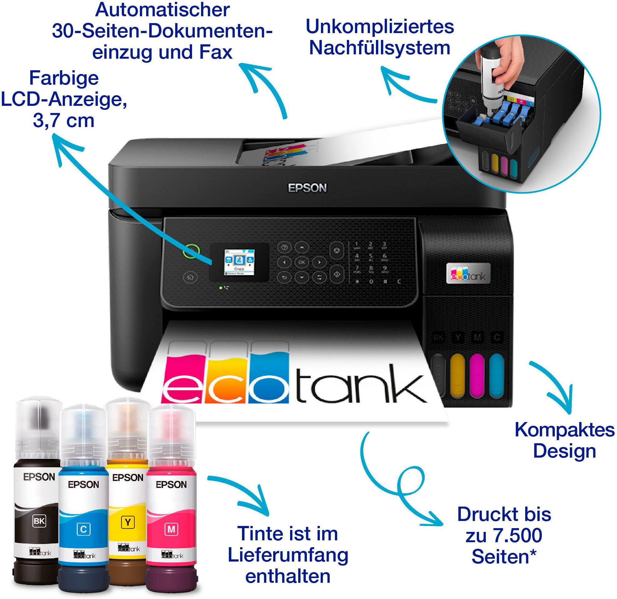 Epson All-in-oneprinter EcoTank ET-4800