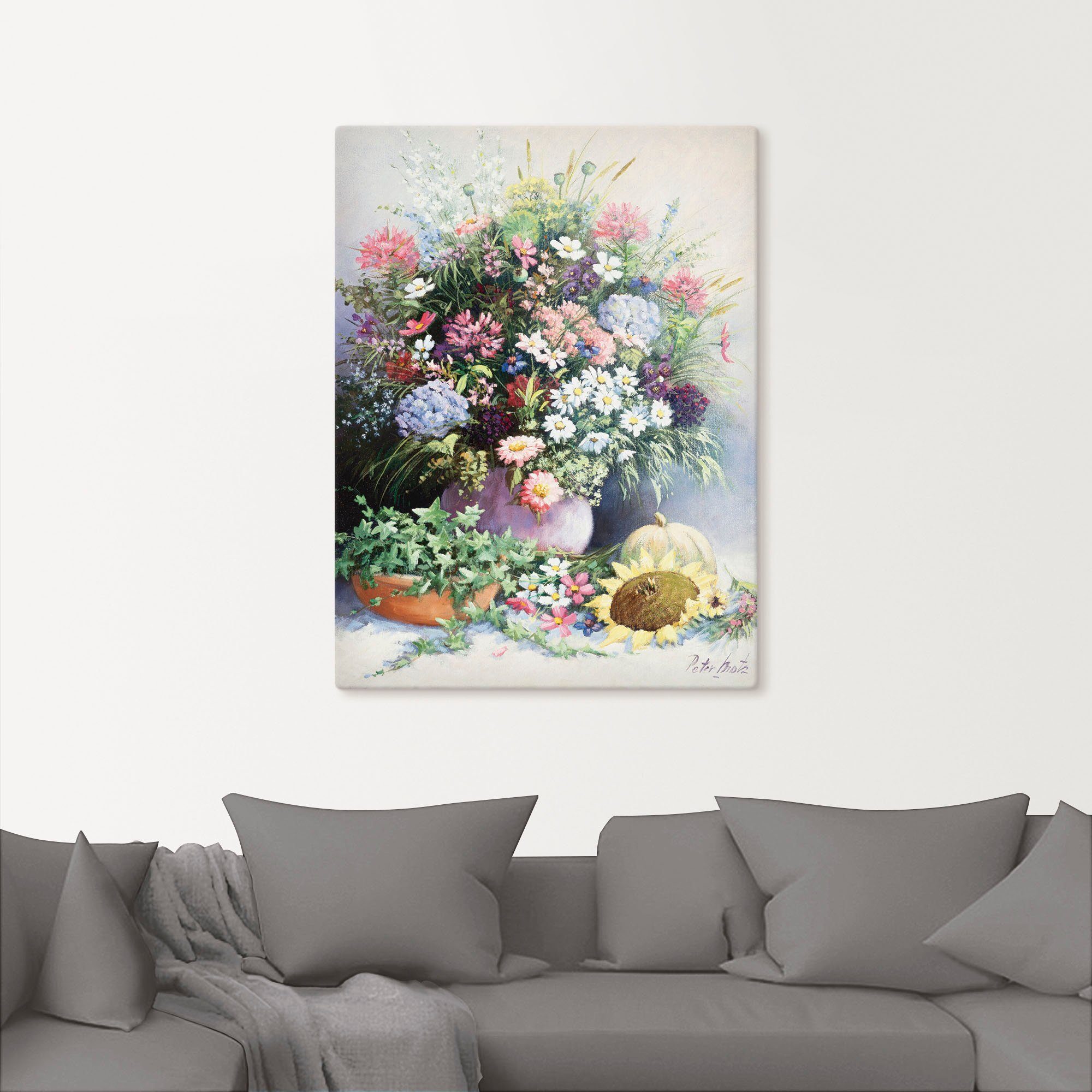 Artland Artprint Seizoenen warmte als artprint op linnen, poster in verschillende formaten maten