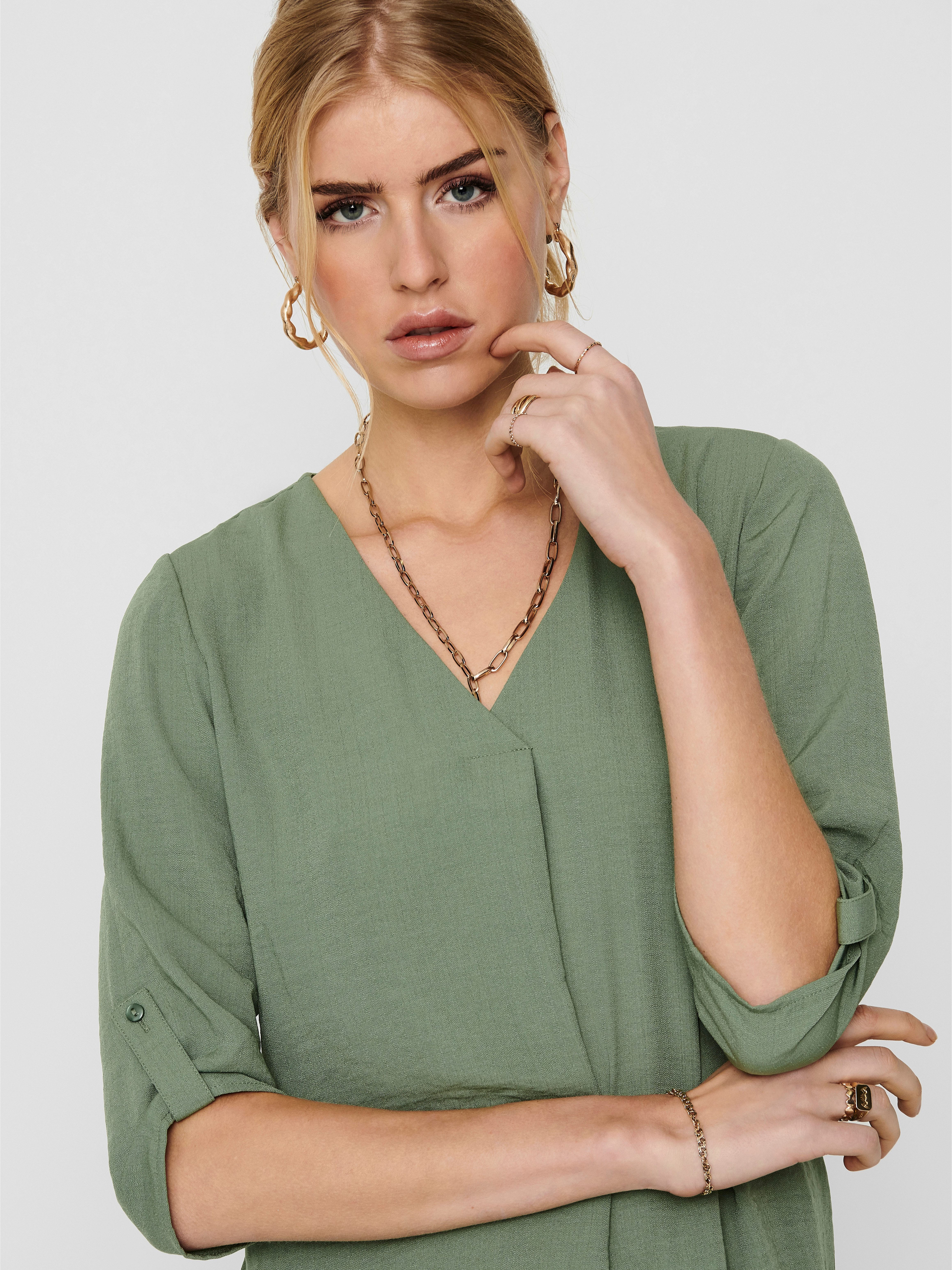 JDY Shirtblouse JDYDIVYA LIFE 3/4 TOP WVN NOOS