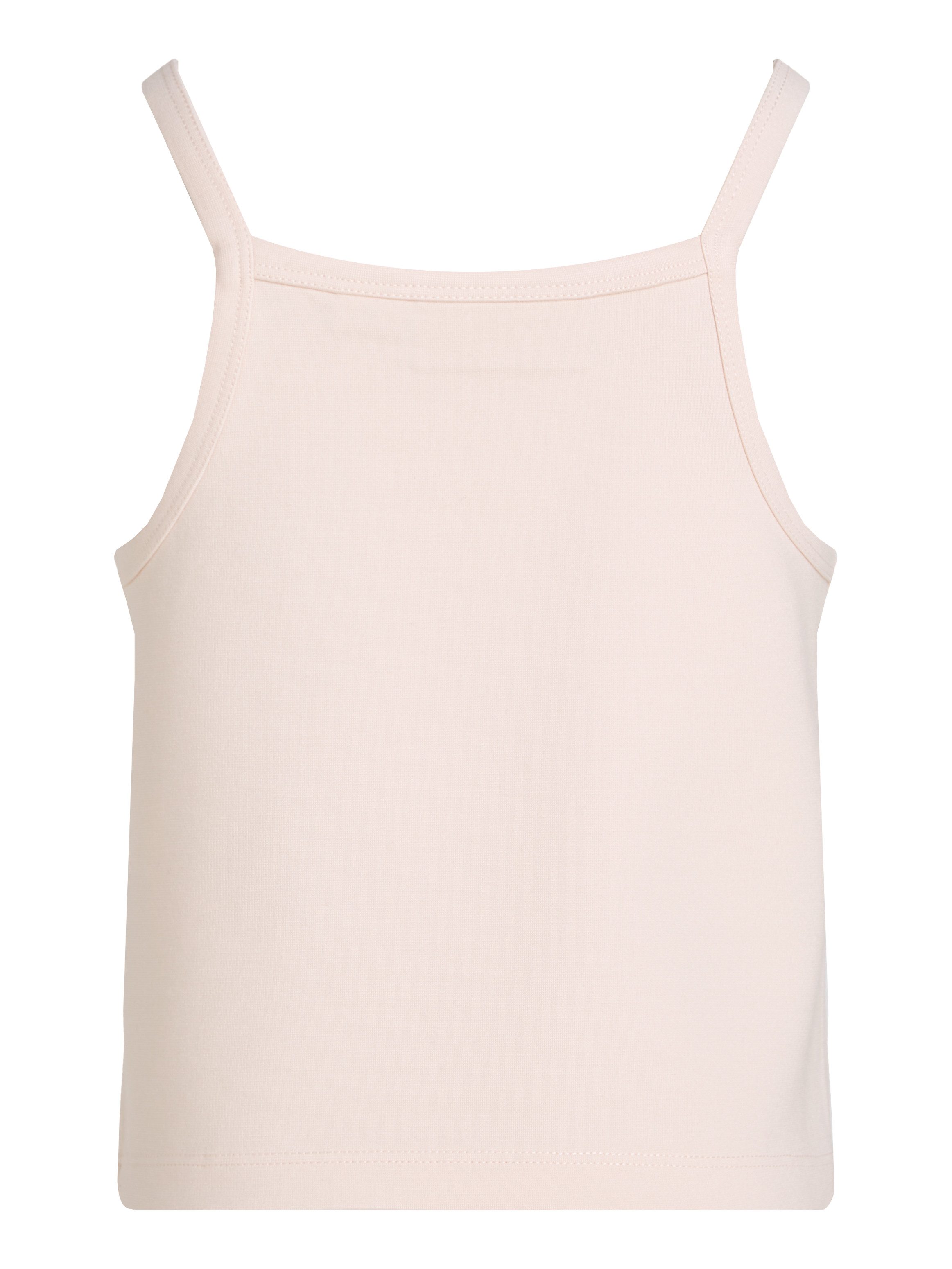 Calvin Klein T-shirt PUNTO STRAP TOP met een logo-opschrift