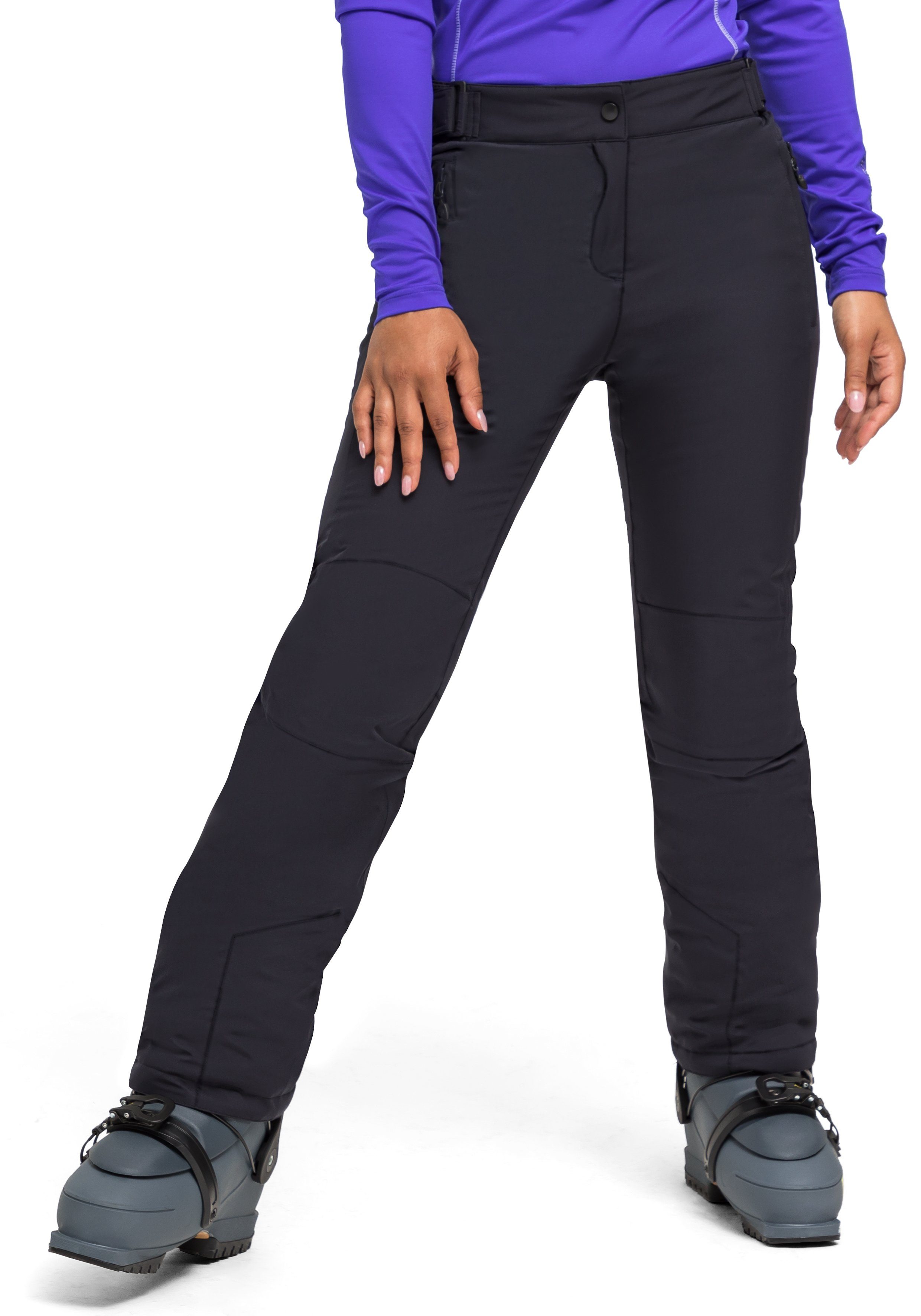 Maier Sports Skibroek Vroni slim Dames sneeuwbroek, wind- en waterdicht, 2 ritszakken, slim fit