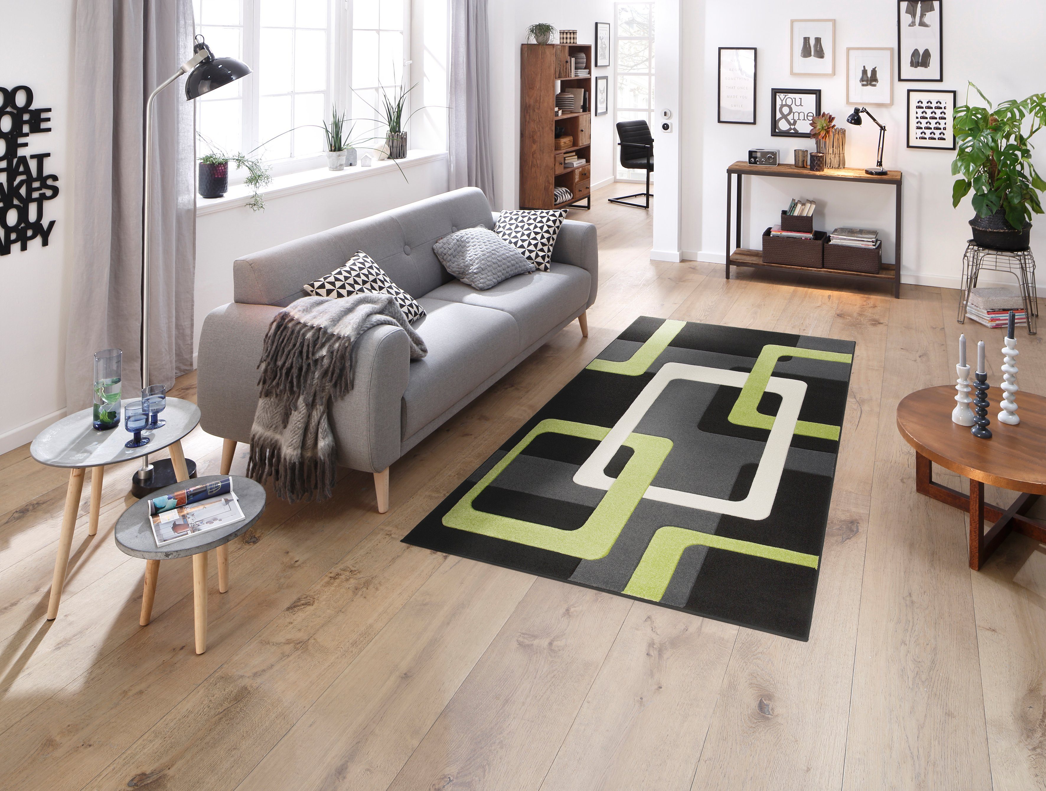 my home Vloerkleed Maxim Hoog-laag effect, kortpolig, 3D-ontwerp, klantenfavoriet