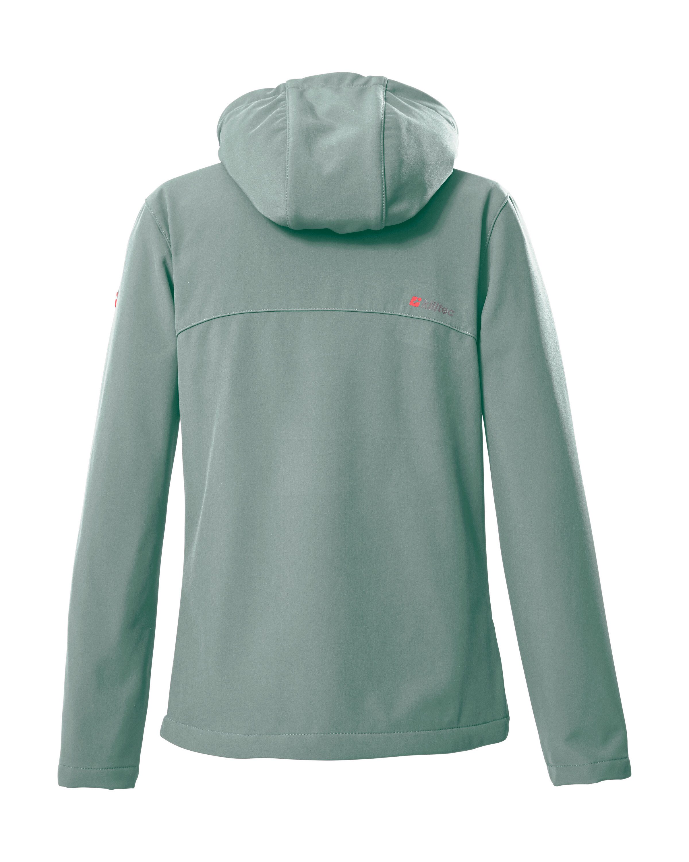 Killtec Softshell-jack Girls softshell-jack Waterafstotend, verstelbare capuchon en mouwen, fleece binnenvoering