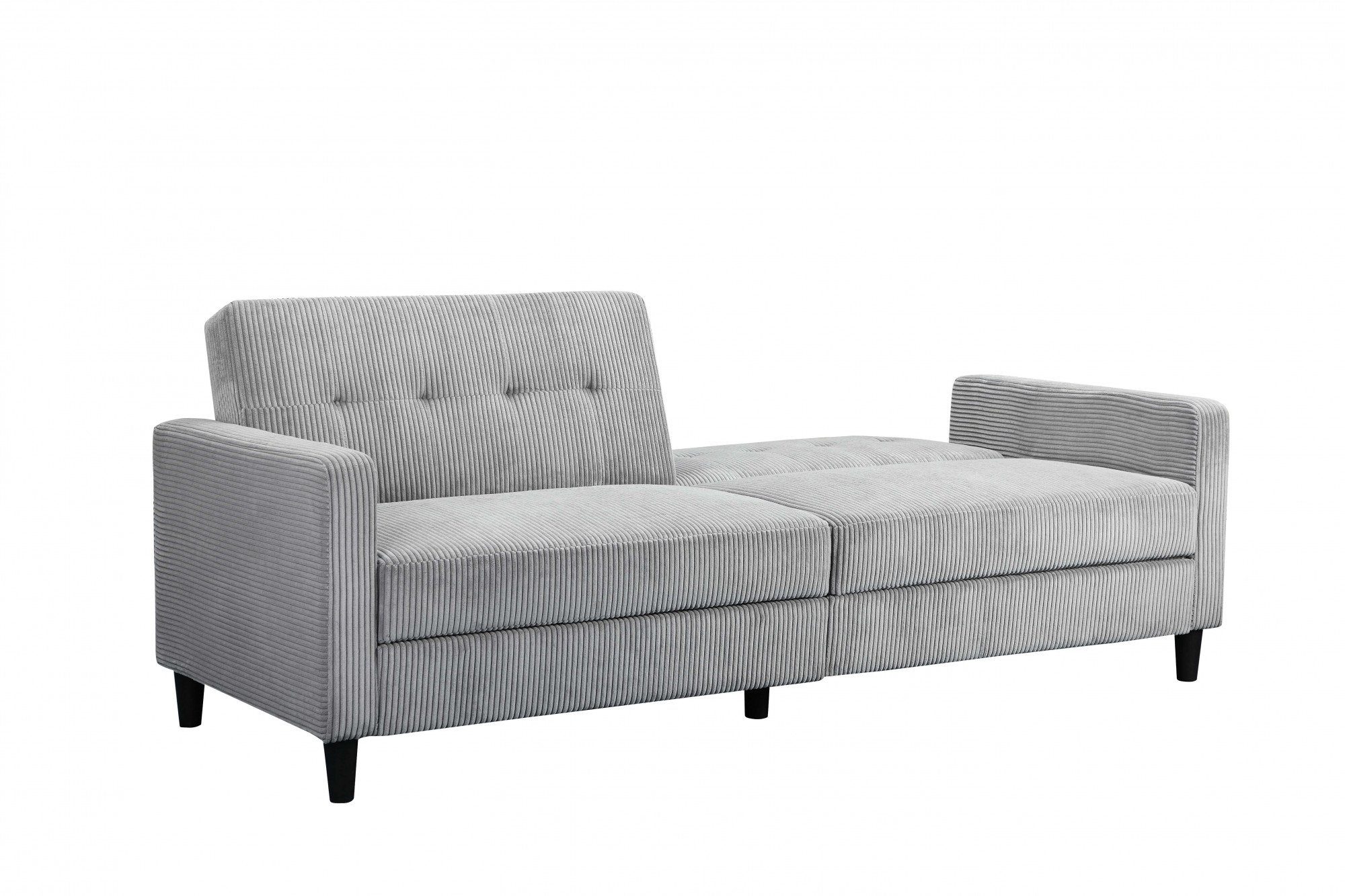 Dorel Home 3-zitsbank Hartford II Slaapfunctie, rugleuning 2-delig, 3-voudig verstelbaar, zithoogte 43 cm