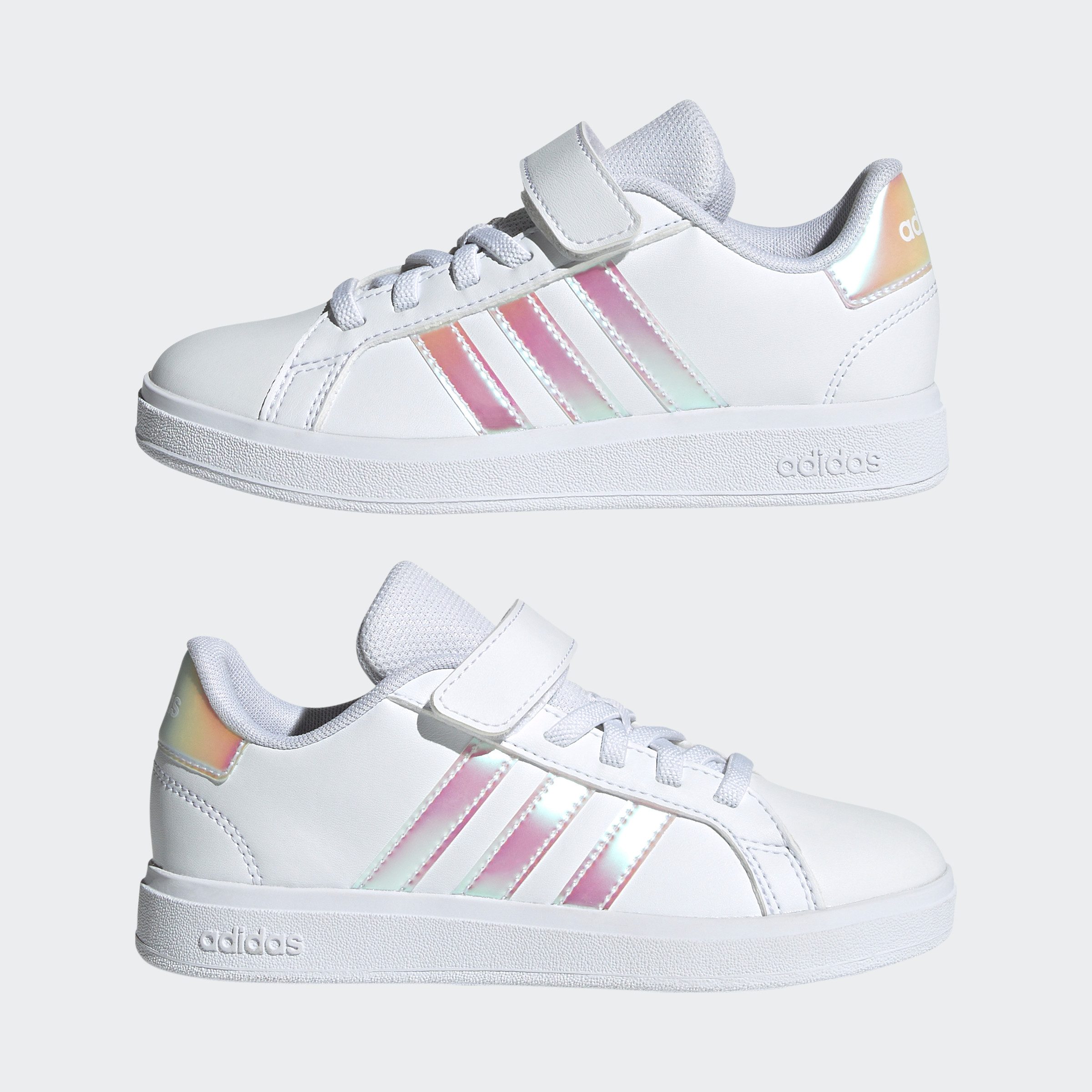 adidas Sportswear Klittenbandschoenen GRAND COURT 2.0 KIDS Design geïnspireerd op de adidas Superstar