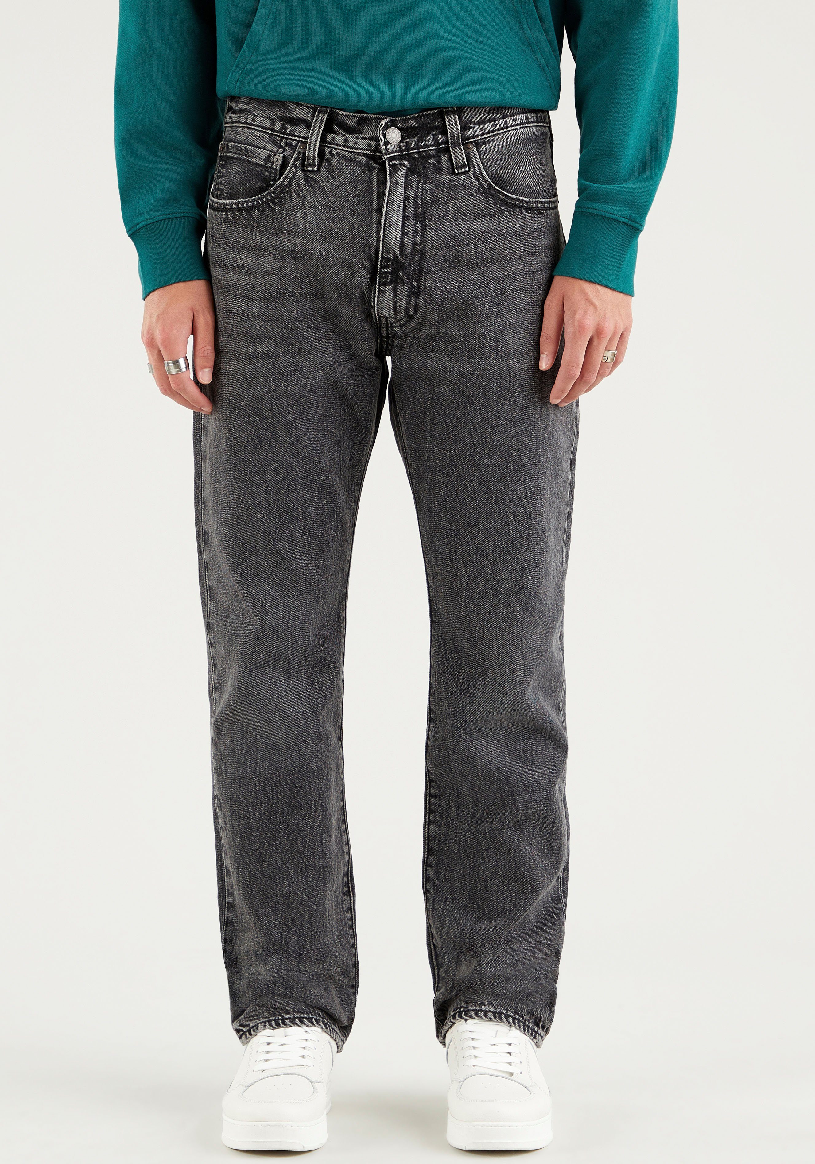 Levi's® Straight jeans 551Z AUTHENTIC met leren badge