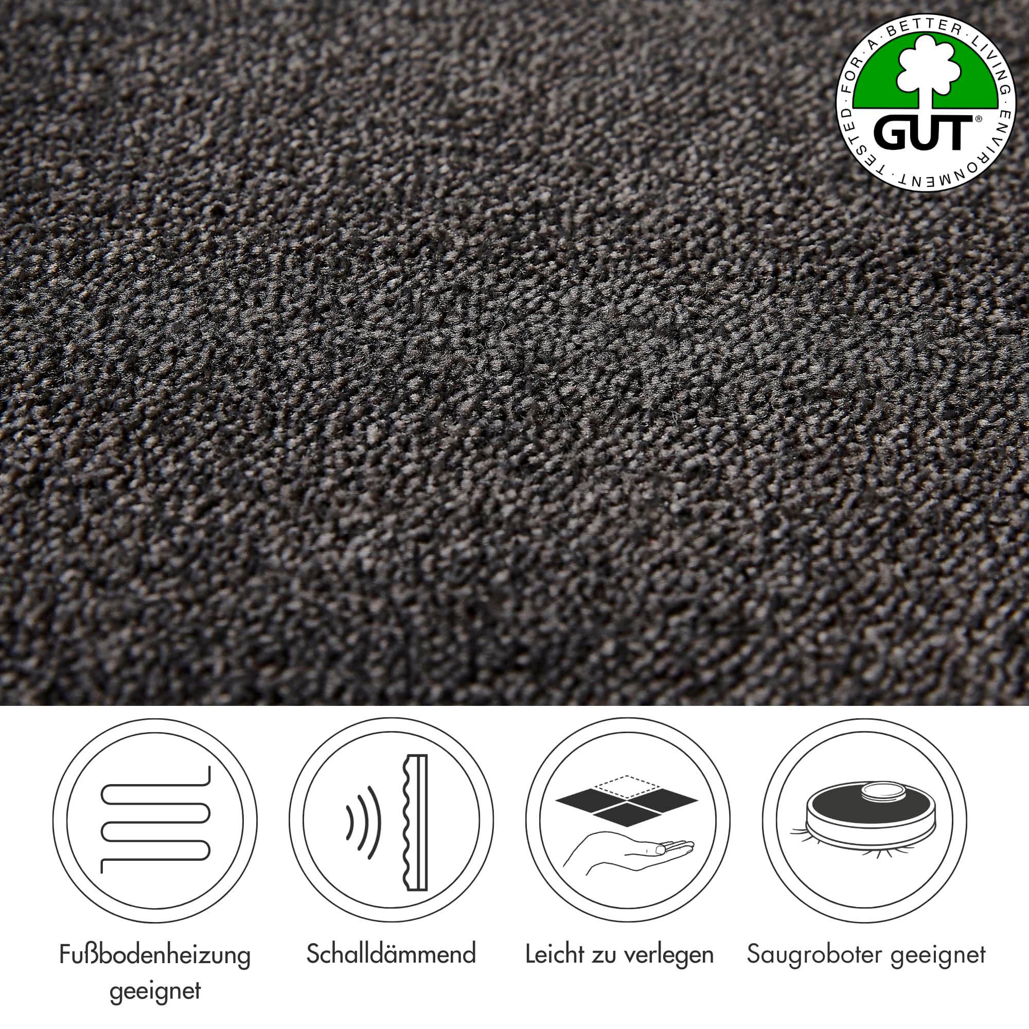 Andiamo Tapijt Florence, slang, Made in Belgium Uni-kleuren, breedte 400 cm, slijtvast & robuust