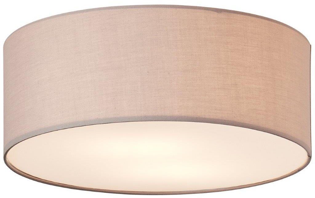 Lüttenhütt Plafondlamp Lüchte Stof - scherm uni, greige, plafondlamp ø 45 cm