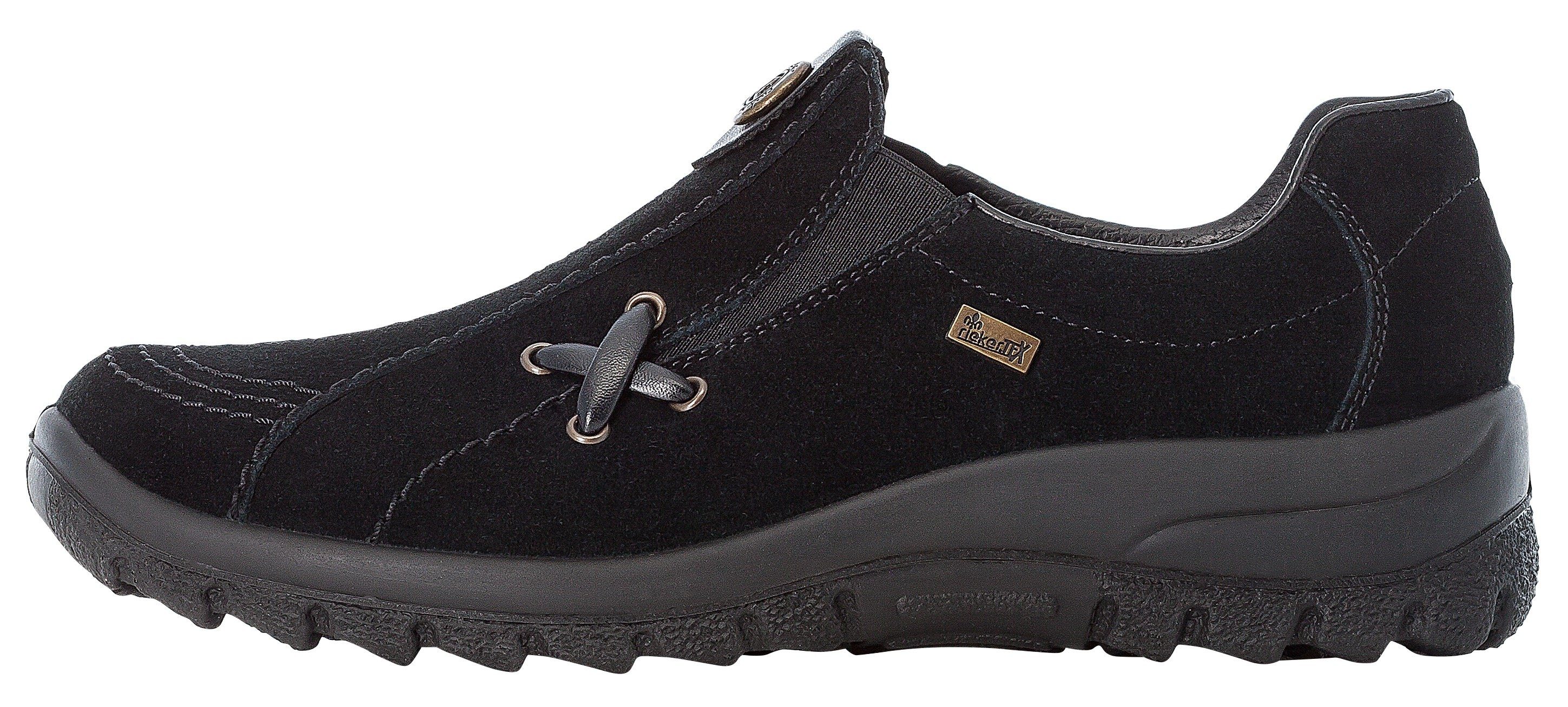 Rieker Instappers , instapschoen, lage schoen, sneaker met tex-membraan