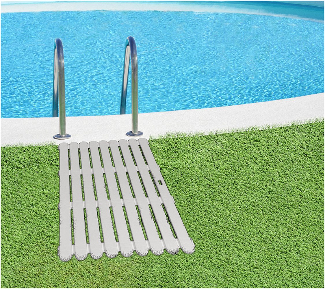 WENKO Badmat Modell Indoor & Outdoor Badmat van stevig kunststof, antislip onderkant (1 stuk)