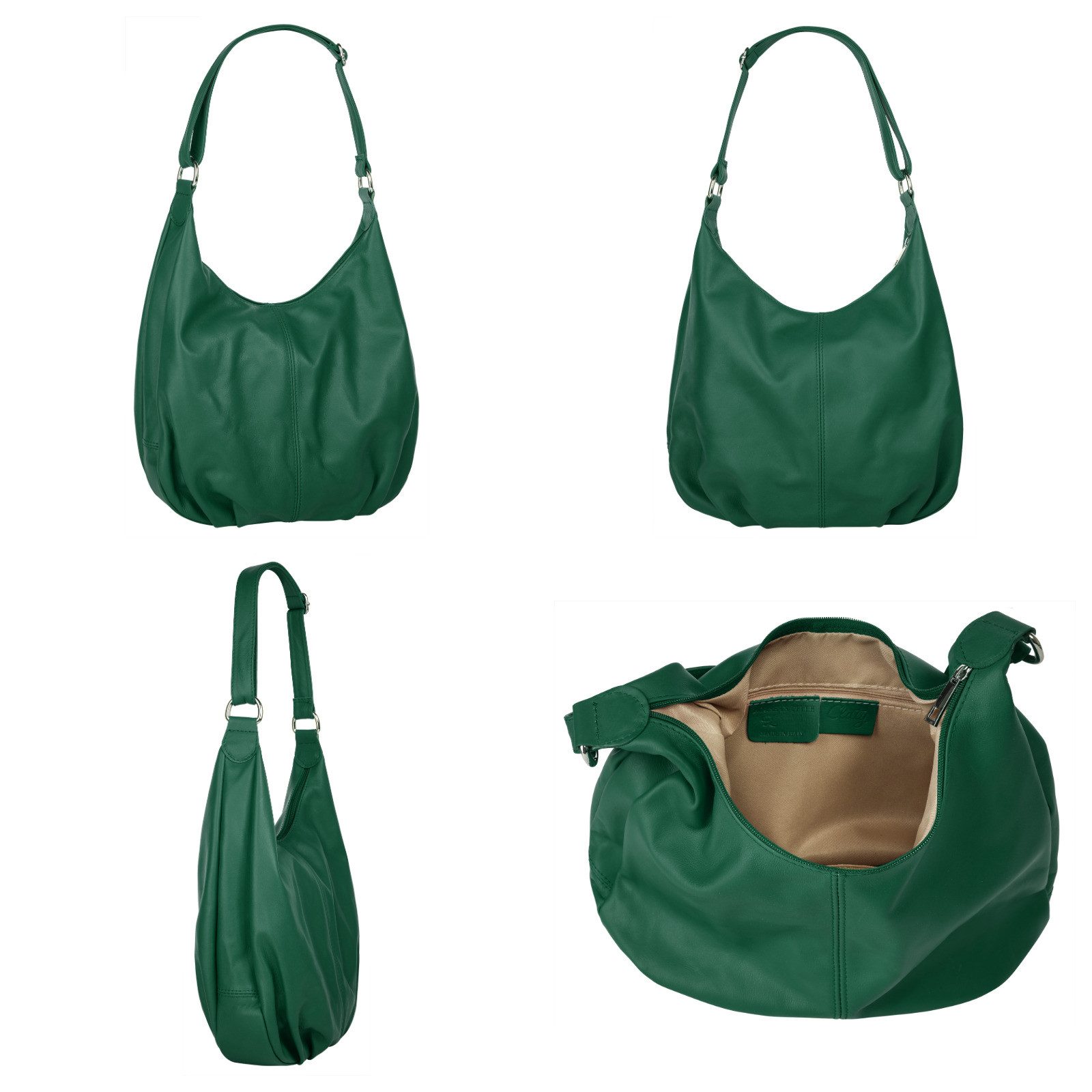 Cluty Shopper echt leer, made in italy