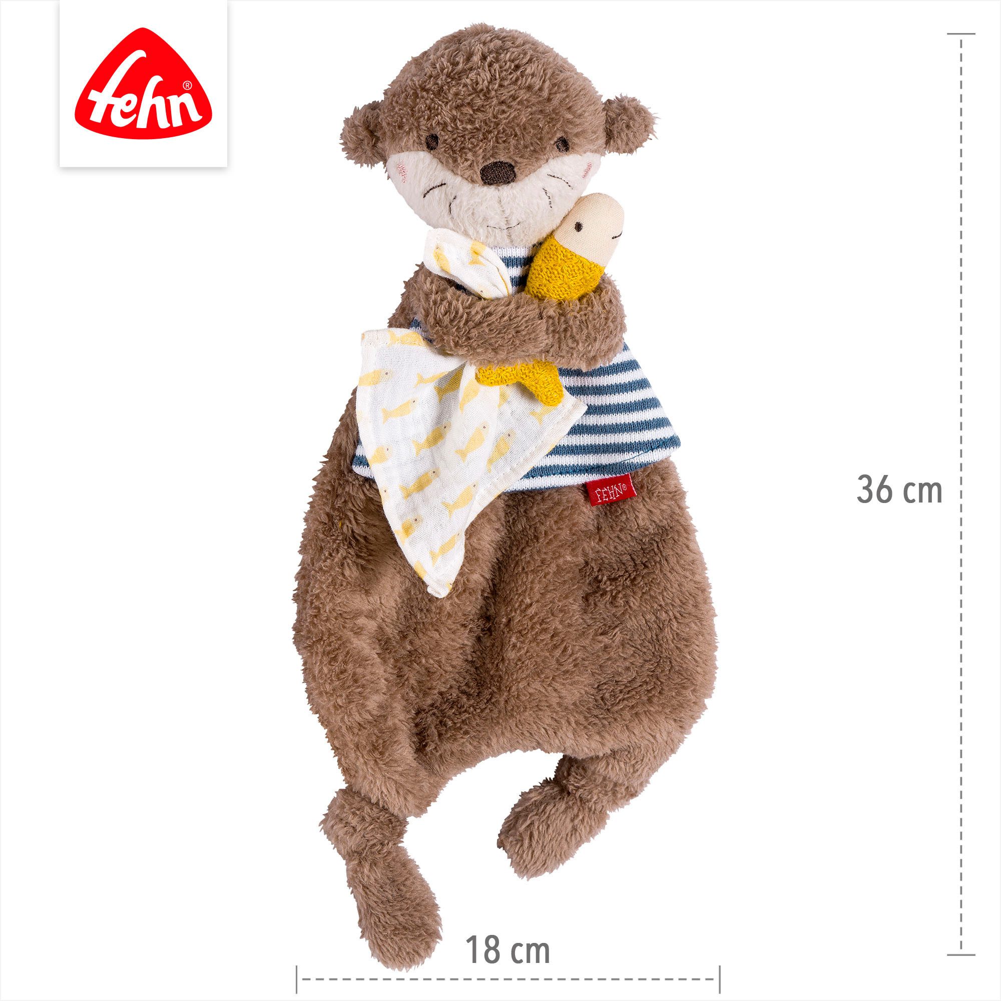 Fehn Knuffeldoek Otter Theo