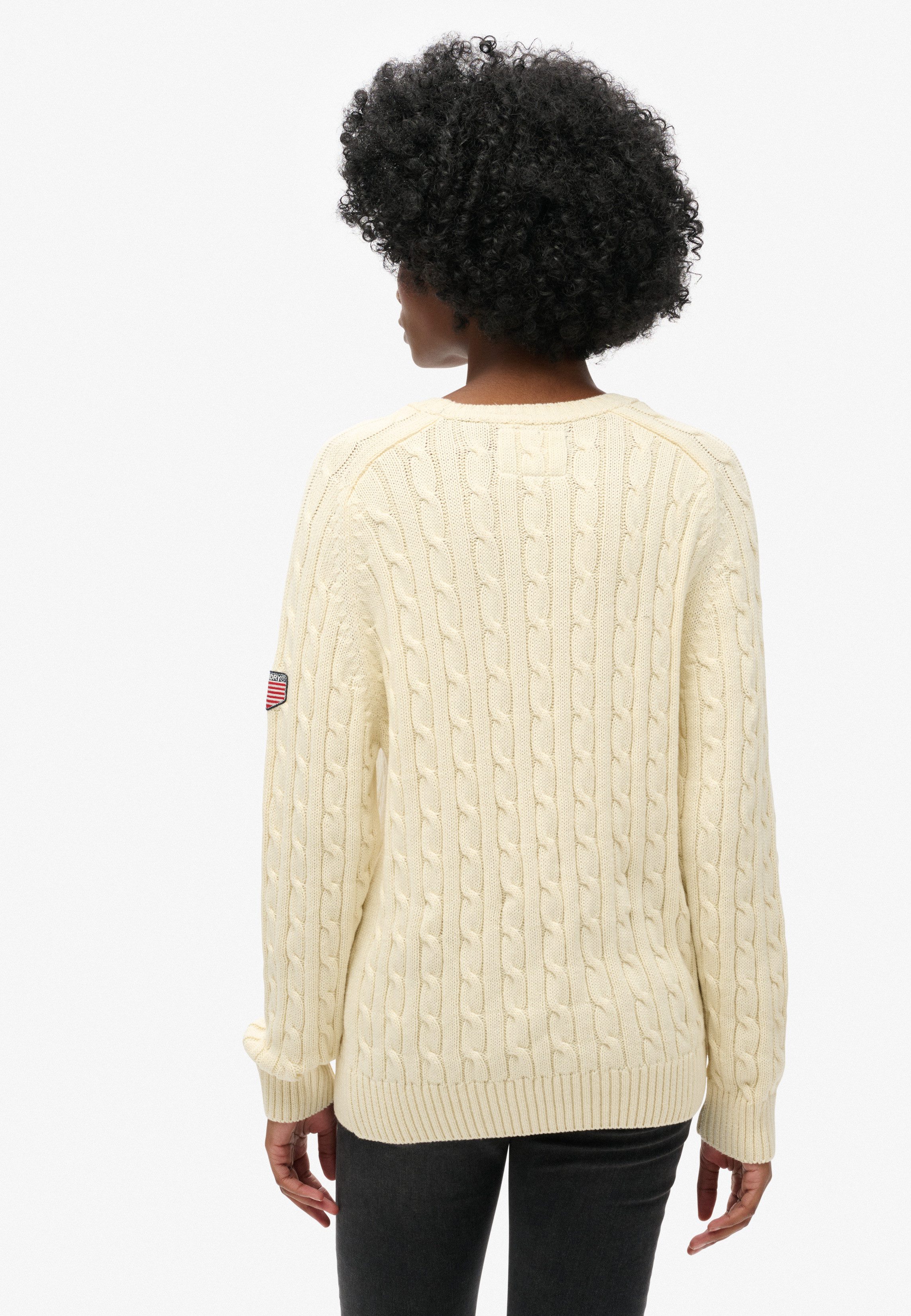 Superdry Gebreide trui SLOUCHY CABLE KNIT