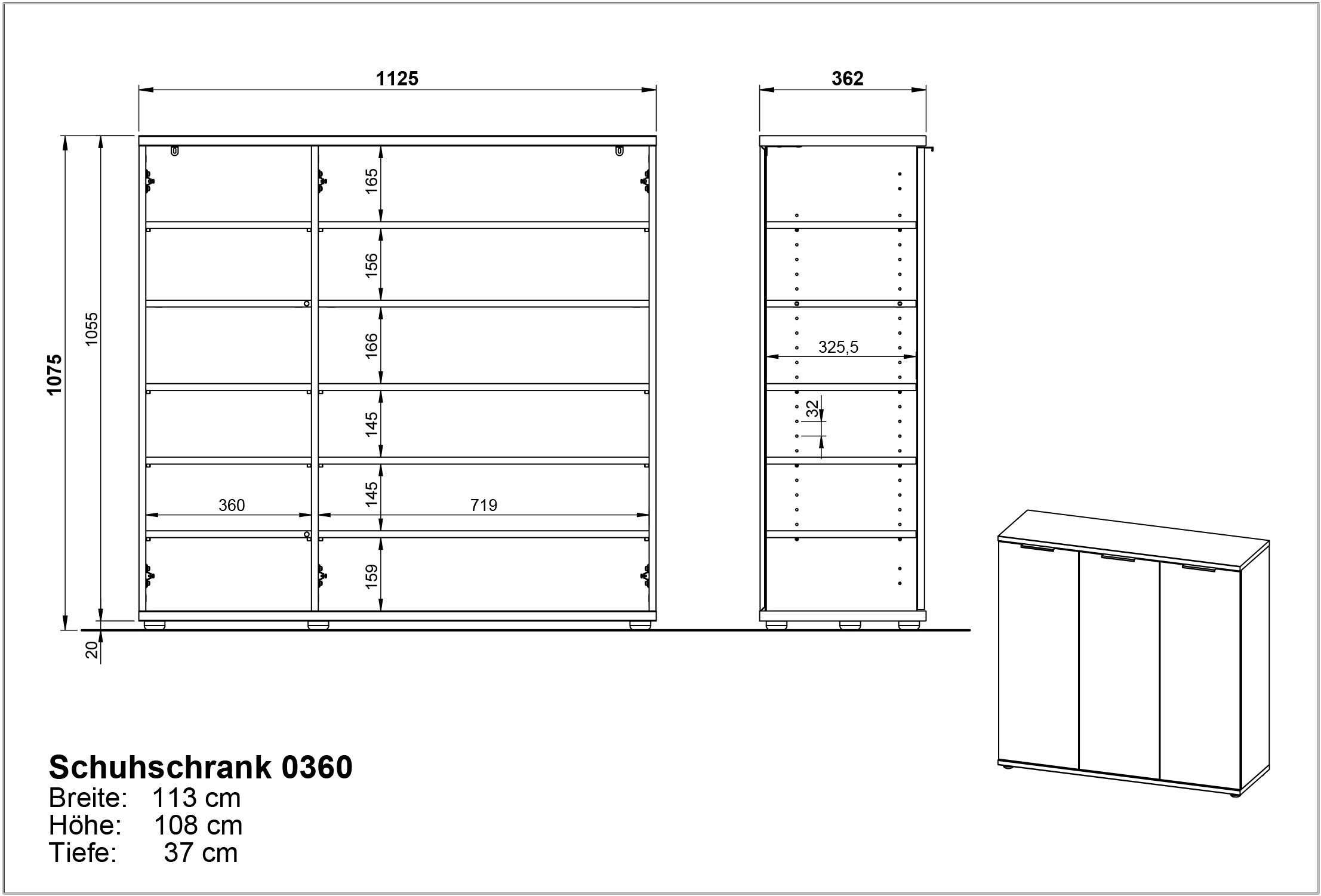 GERMANIA Halmeubelset Stanton Garderobe-set bestaande uit 1 schoenenkast, 1 spiegel en 1 paneel (3-delig)