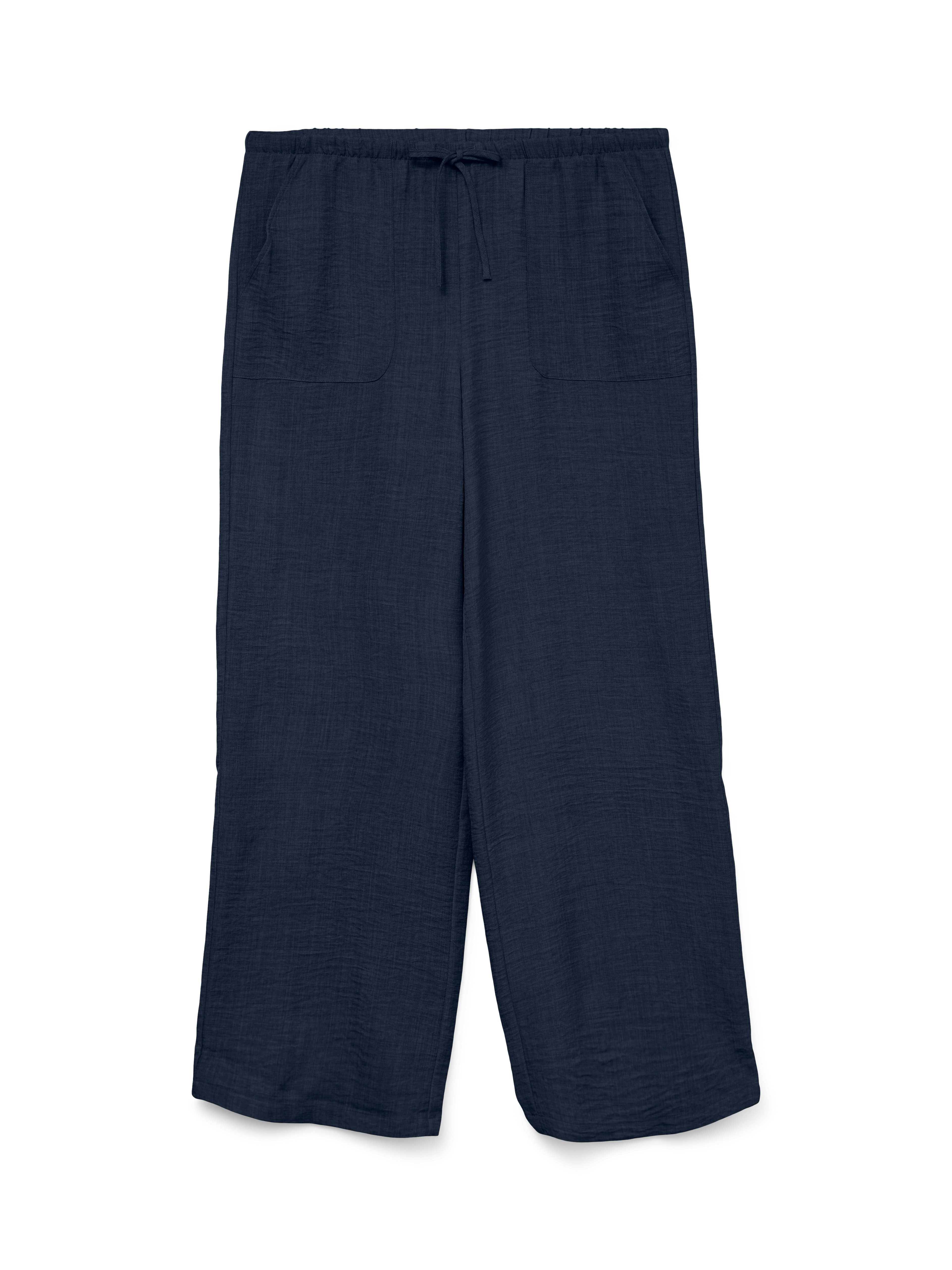 Vero Moda Comfortbroek VMMELANEY HW LOOSE PANT WVN GA NOOS