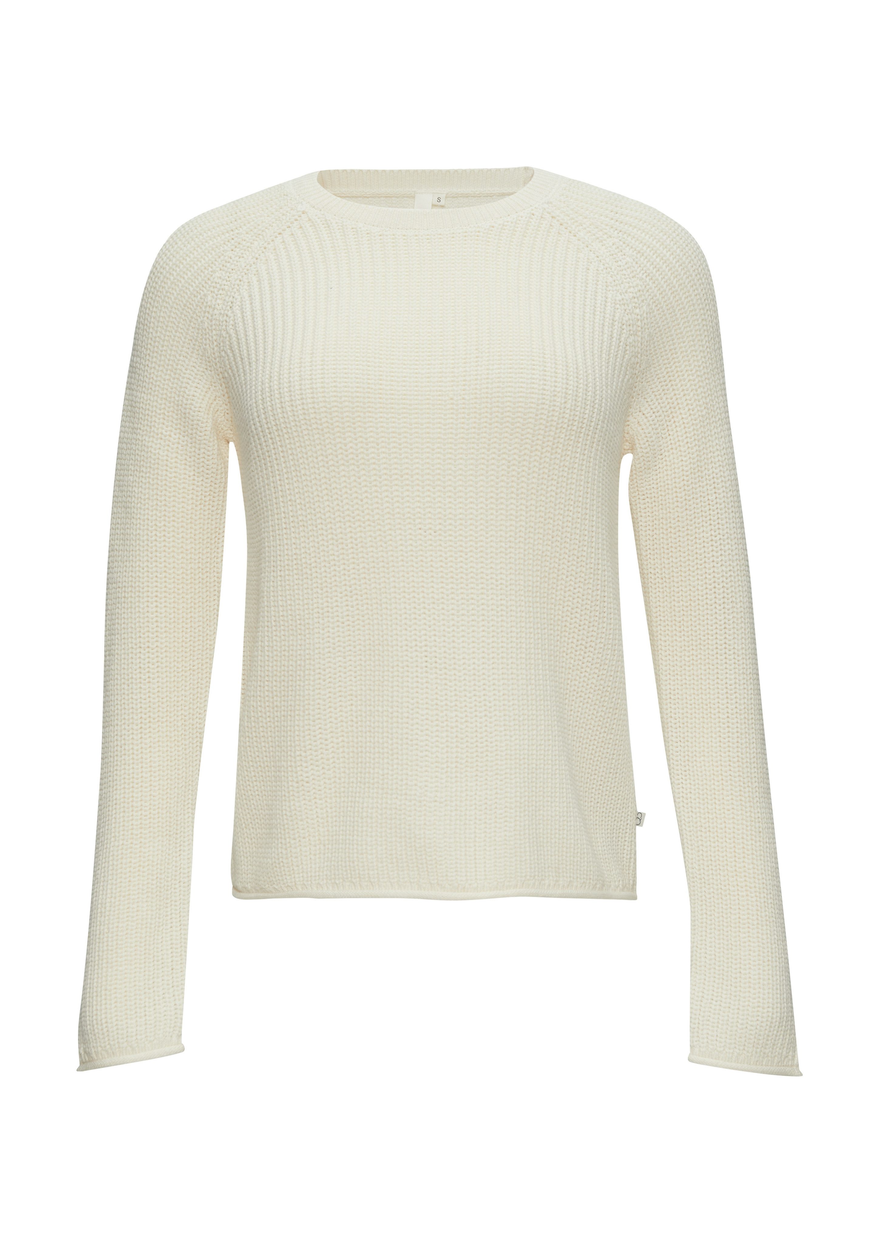 Q S designed by Gebreide trui met een ronde hals