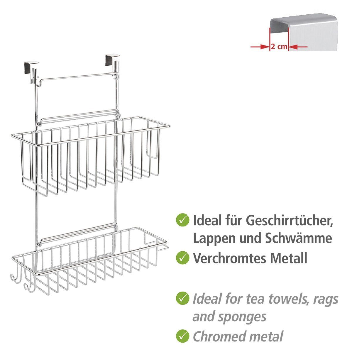 WENKO Keukenrek Keukenkast hangplank