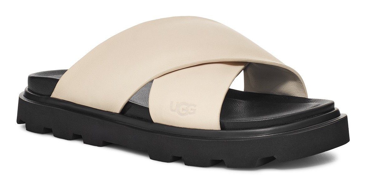 UGG Slippers CAPITELLE CROSSBAND , zomerschoen, slippers met plateau zool