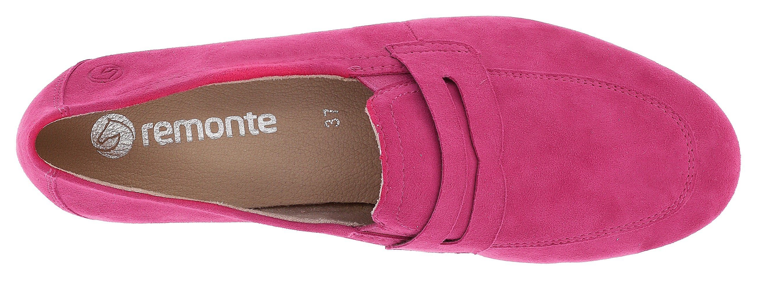 Remonte Loafers Slipper, business schoen met praktische elastiek