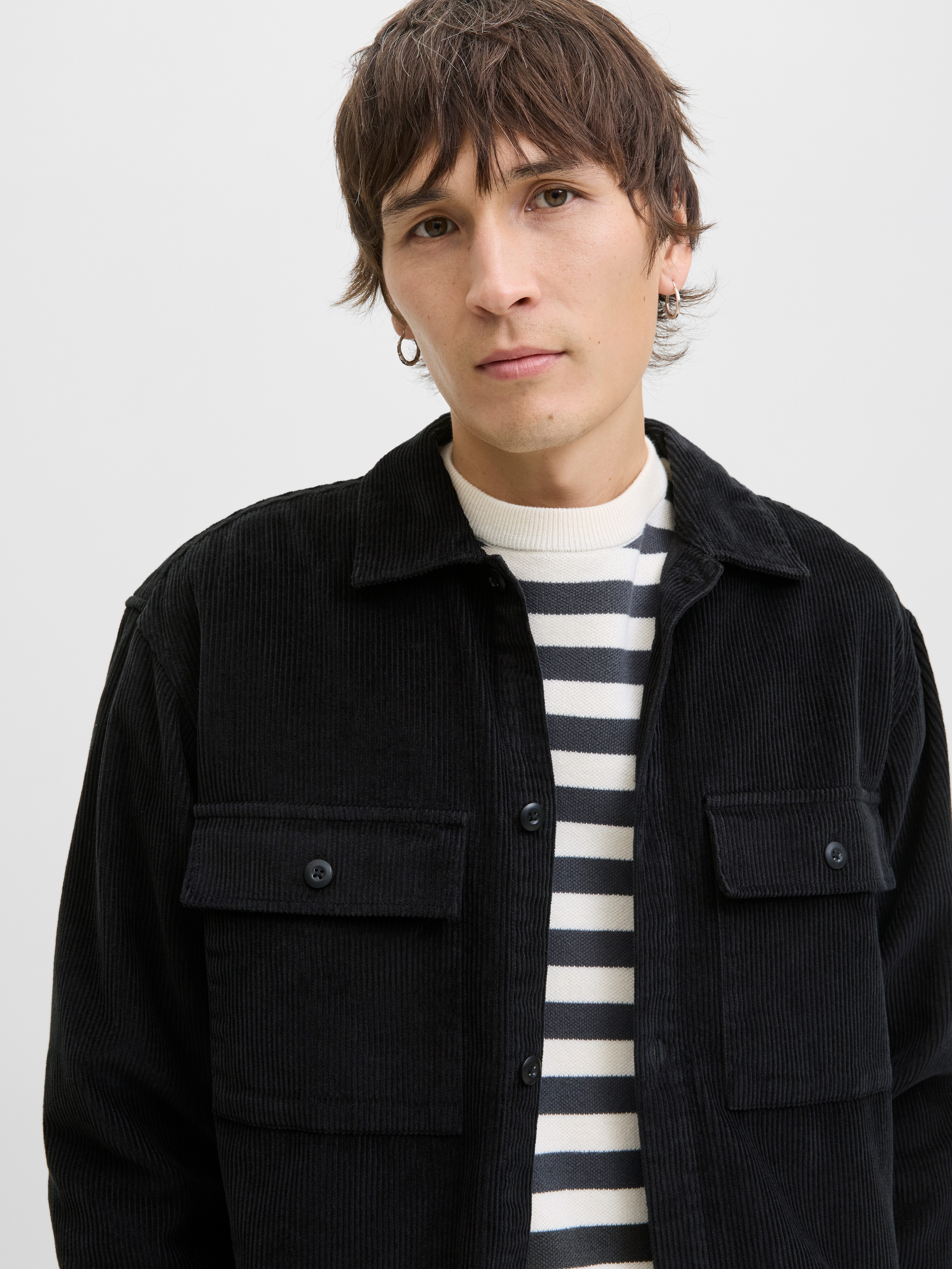 Jack & Jones Overhemd met lange mouwen JJEPERFECT CORDUROY OVERSHIRT LS SN