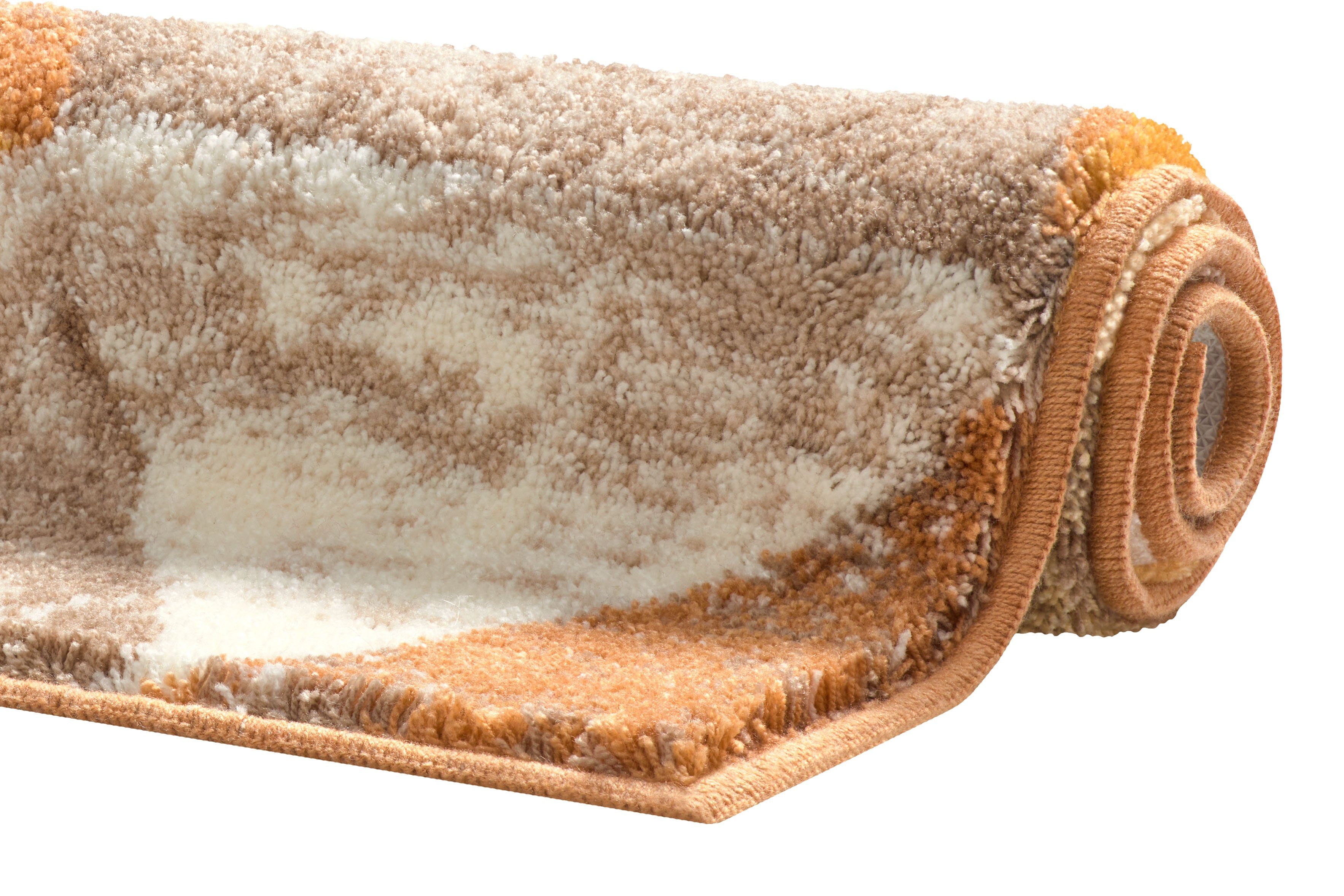 Grund Badmat Curati fluffy oppervlakte, gemaakt in europa, geometrisch patroon