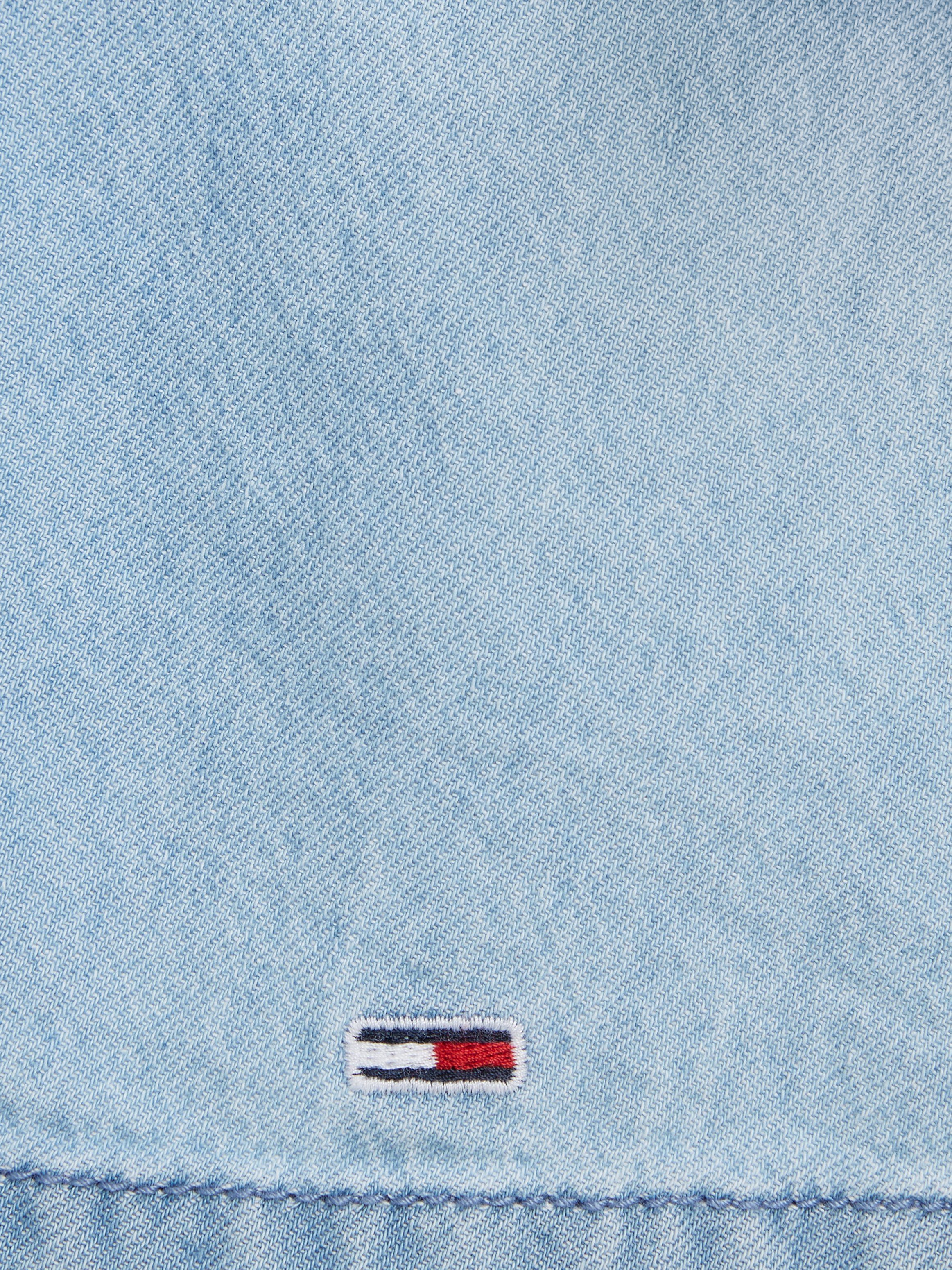 TOMMY JEANS Jurk in a-lijn TJW CHAMBRAY A-LINE SS DRESS EXT