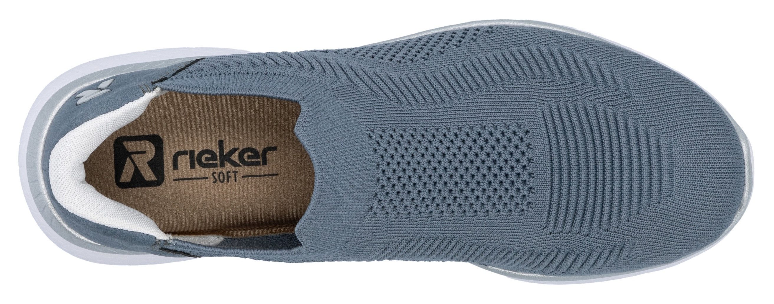 RIEKER Sport Slip-on sneakers Ready2GO Slipper, lage schoen, vrijetijdsschoen met MemoSoft binnenzool