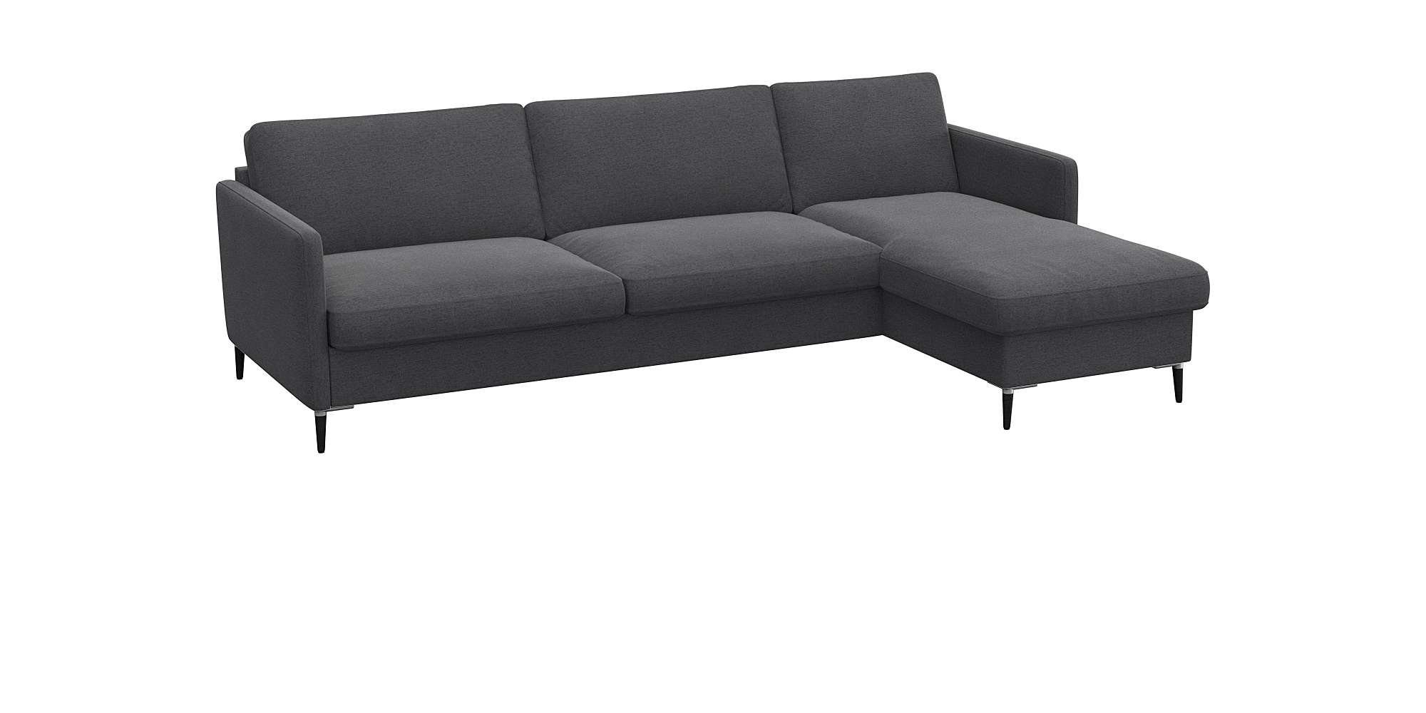 FLEXLUX Hoekbank Fiore, super zitcomfort door koudschuim in de zitting, L-vorm