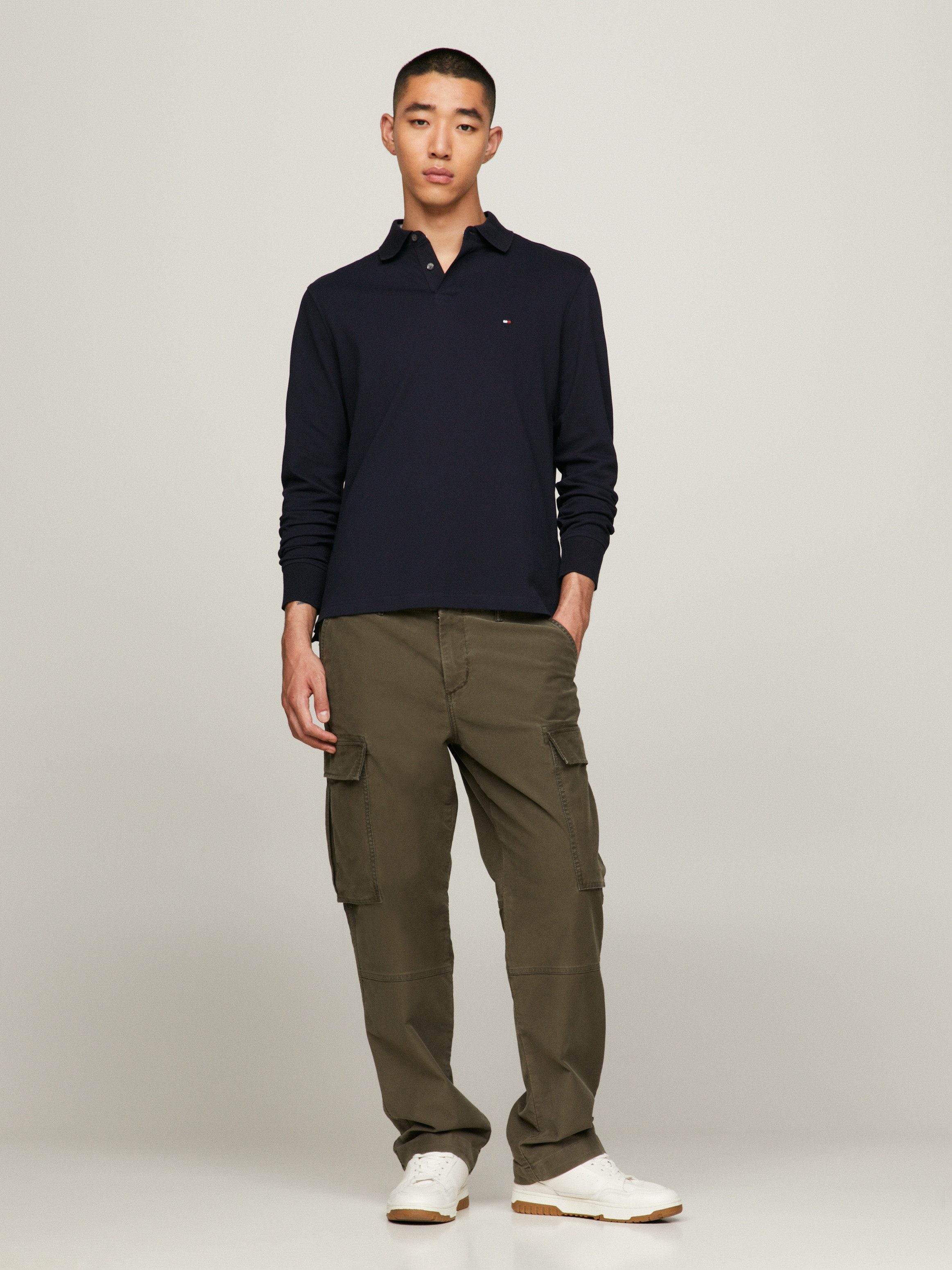 Tommy Hilfiger Poloshirt met lange mouwen 1985 REGULAR LS POLO