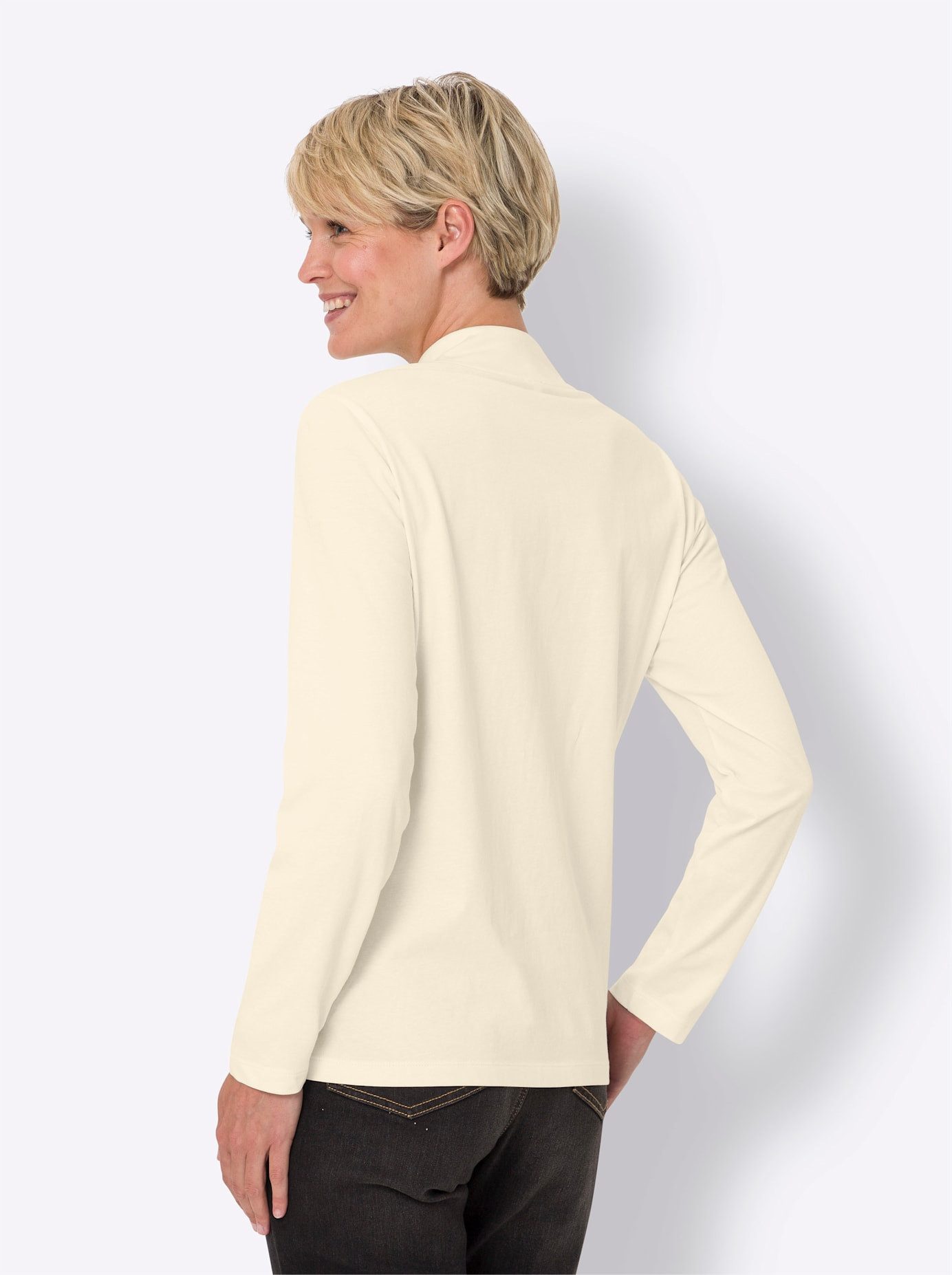 Classic Basics Shirt met staande kraag Shirt (1-delig)