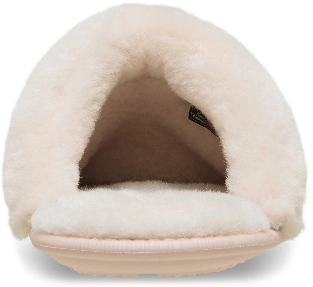 Crocs Pantoffels Classic Fuzz Scuff met zacht verdikte binnenzool