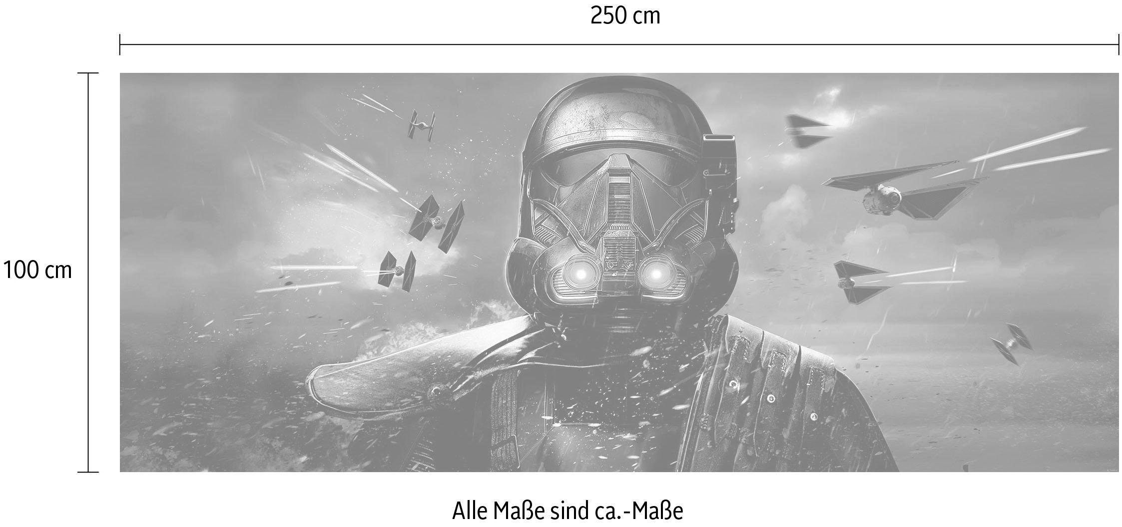 Komar Vliesbehang Digitale print vlies - Star Wars Deathtrooper - Afmeting 250 x 100 cm (1 stuk)