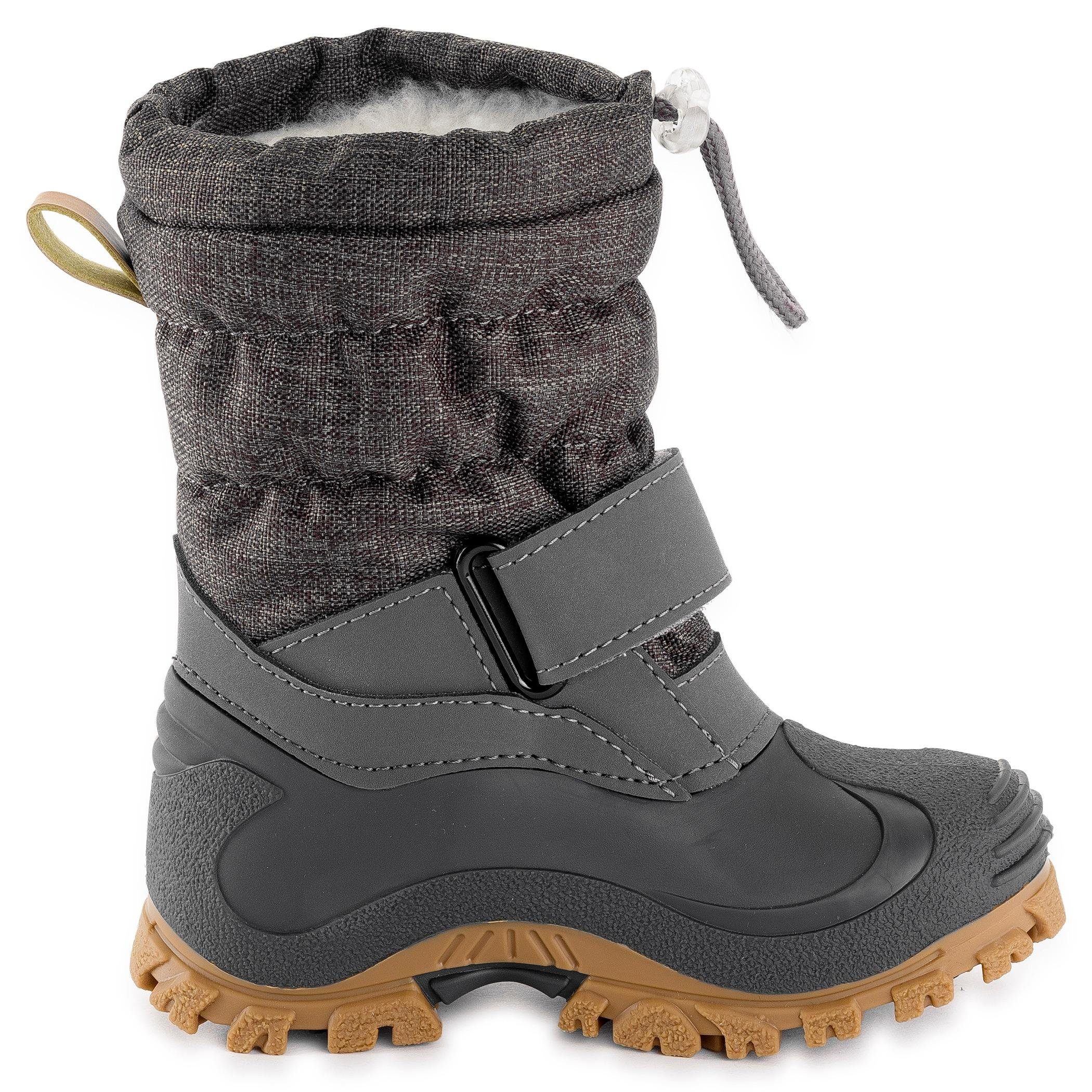 Lurchi Snowboots Finn Winterlaarzen met schapenwol, maat sjabloon te downloaden