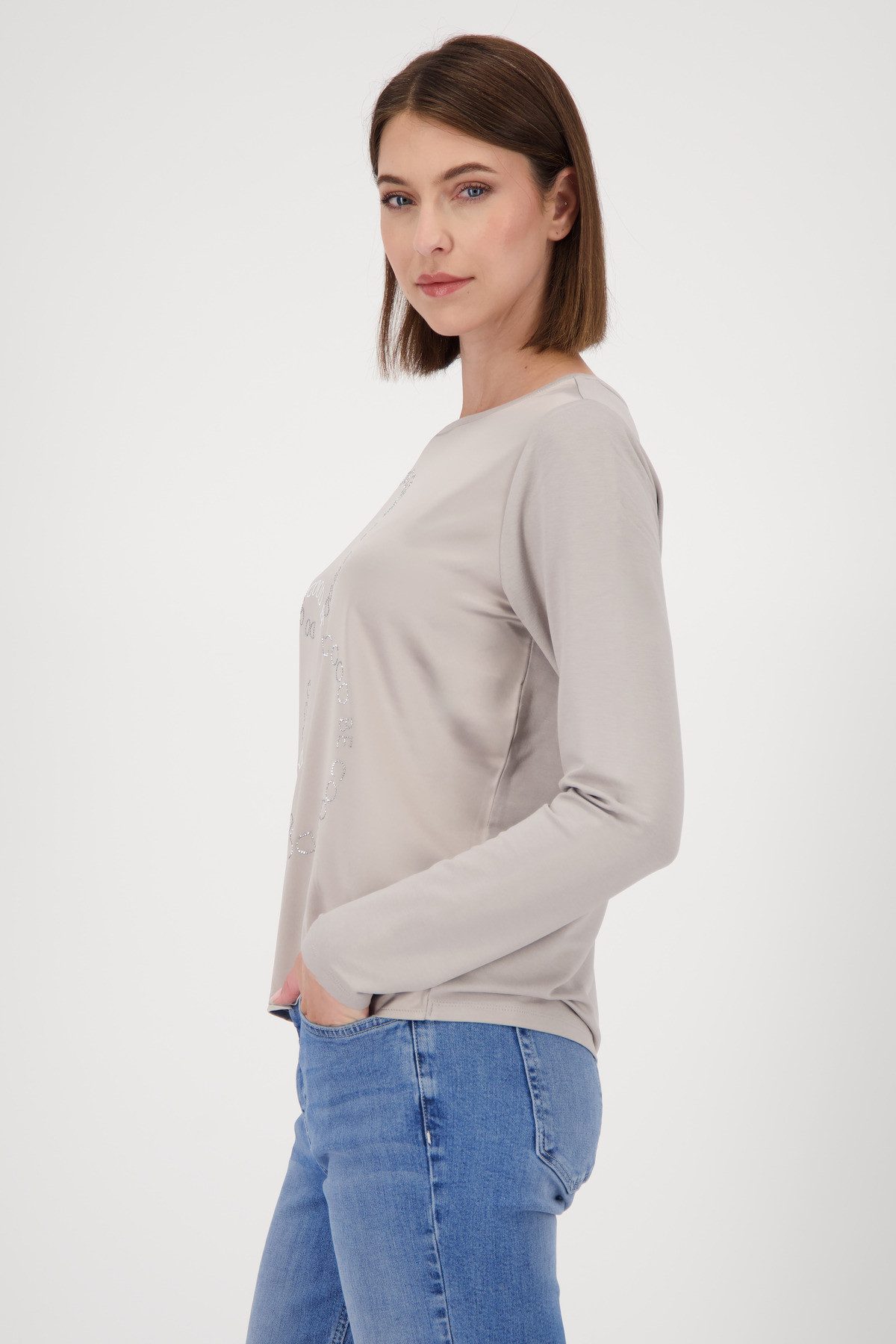 Monari Blouse met lange mouwen Blouse Basic Sieraden