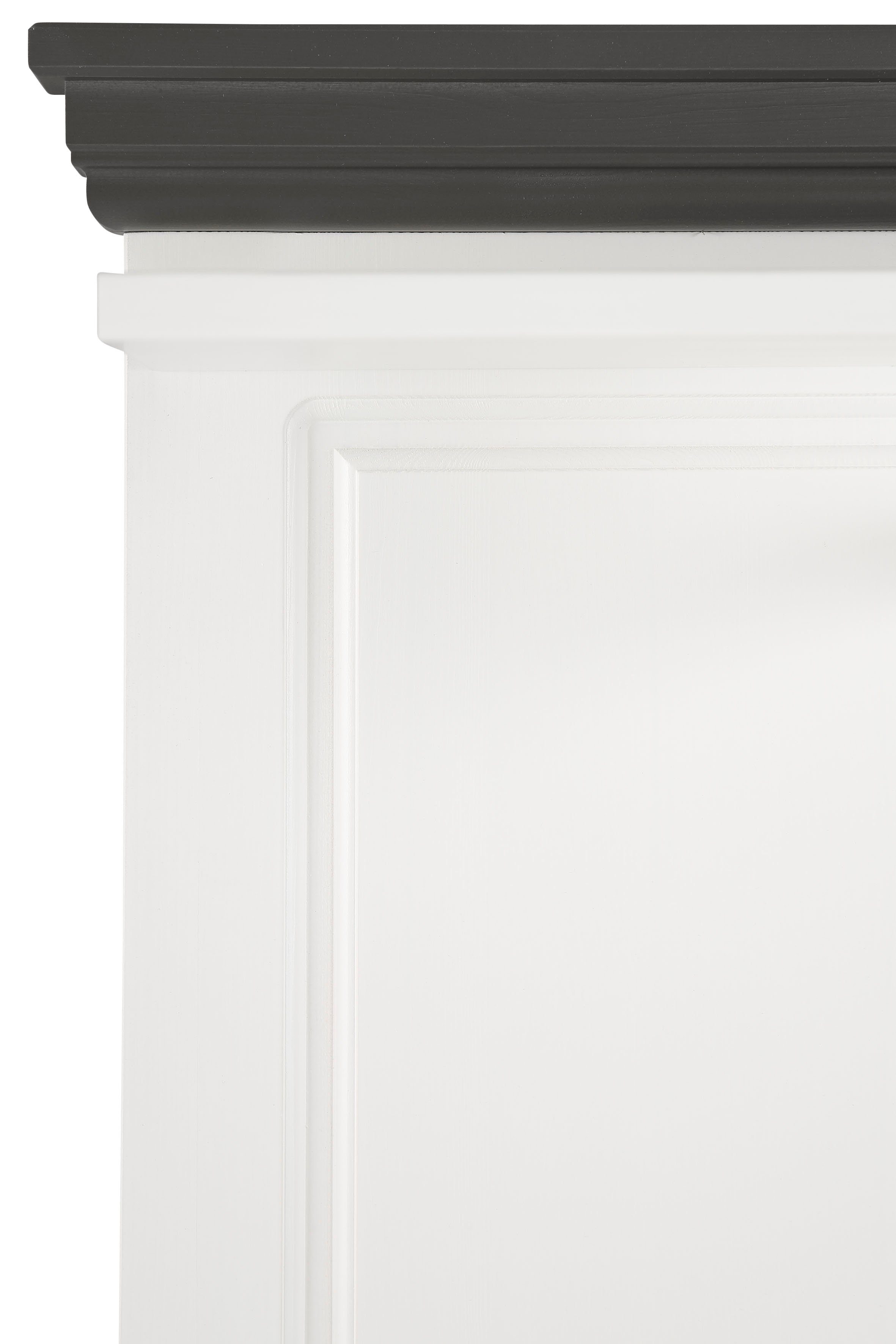 Home affaire Kapstokpaneel Basilico van massieve dennen, fsc®, breedte 60 cm, met kledingstang, houten haken