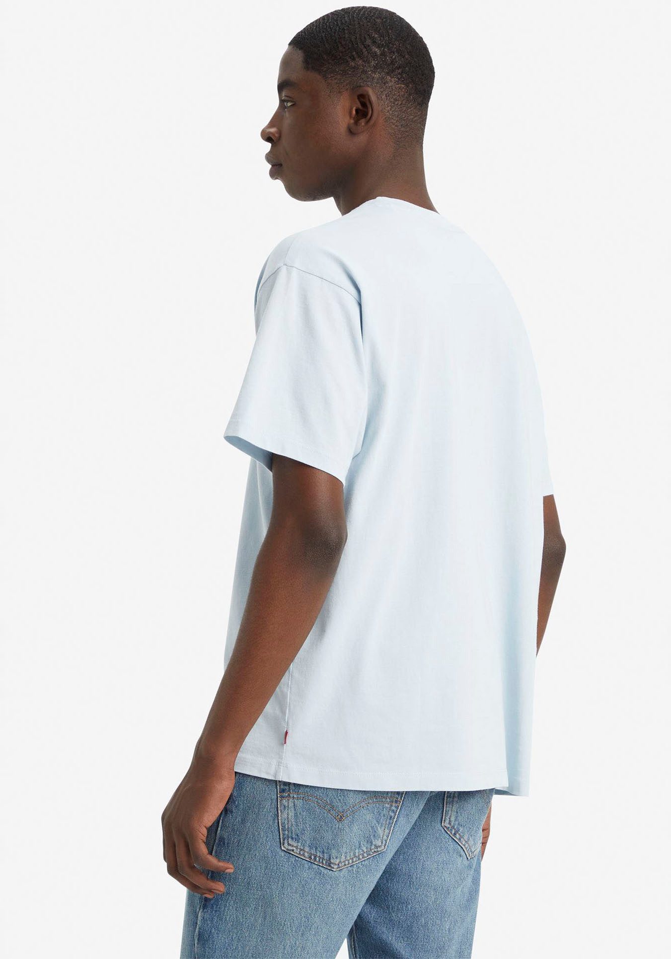 Levi's® T-shirt SEVINTAGE met logo-patch op de borst