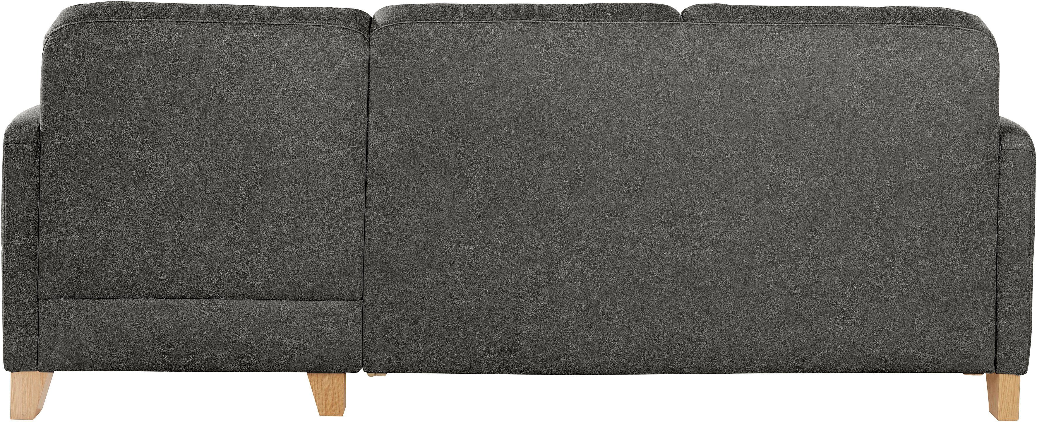 exxpo - sofa fashion Hoekbank Elio, compact en comfortabel, handig en tijdloos design, L-vorm
