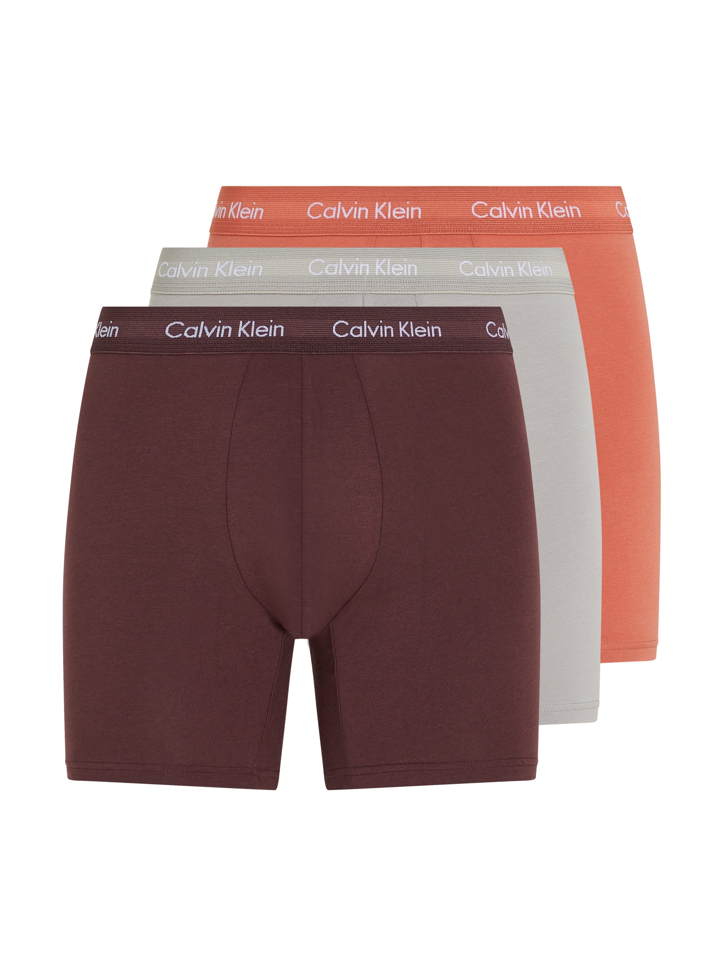Calvin Klein Boxershort met langere pijpen (3 stuks) heren boxershorts maat L (52) multicolor