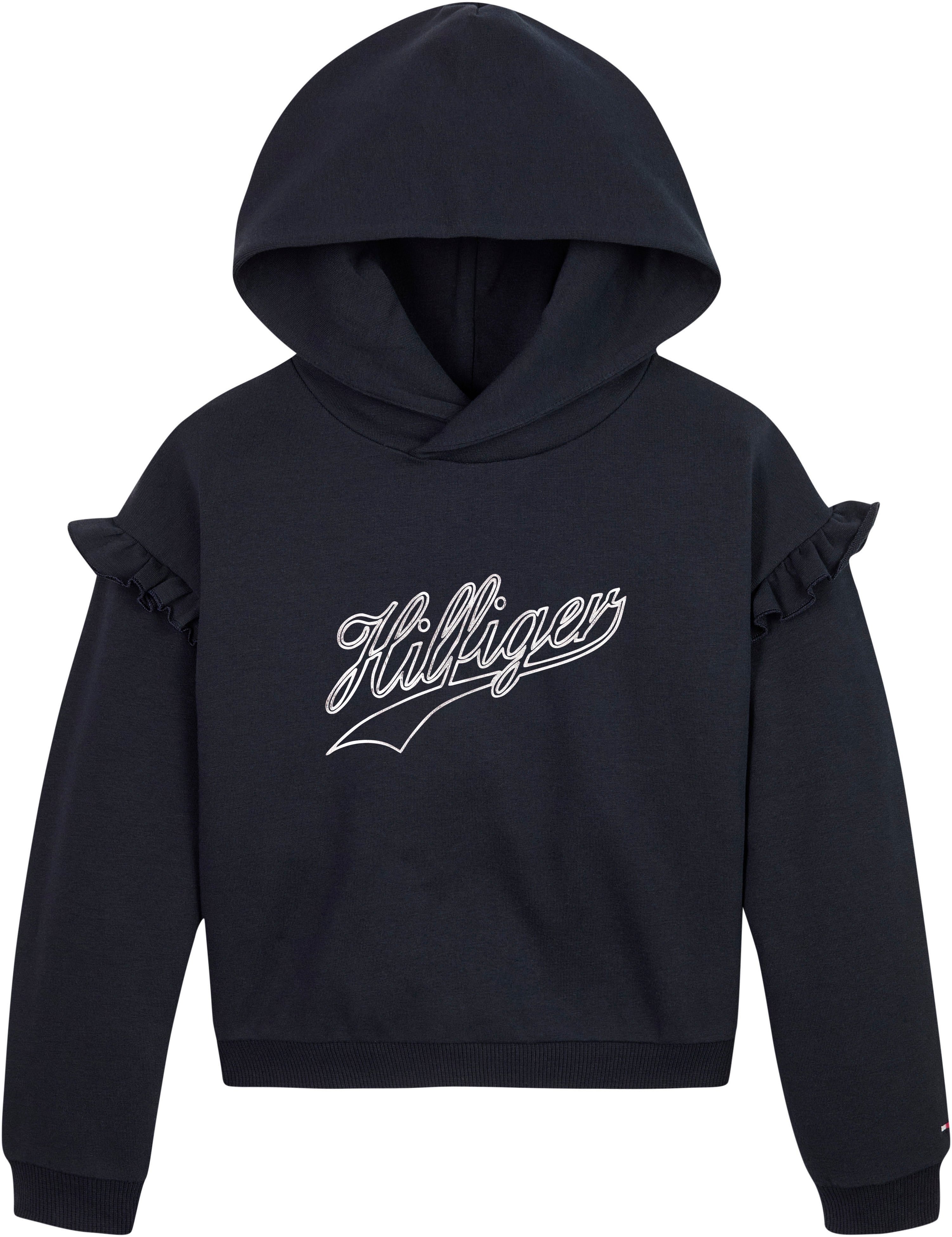 Tommy Hilfiger Hoodie HILFIGER SCRIPT RUFFLE HOODIE