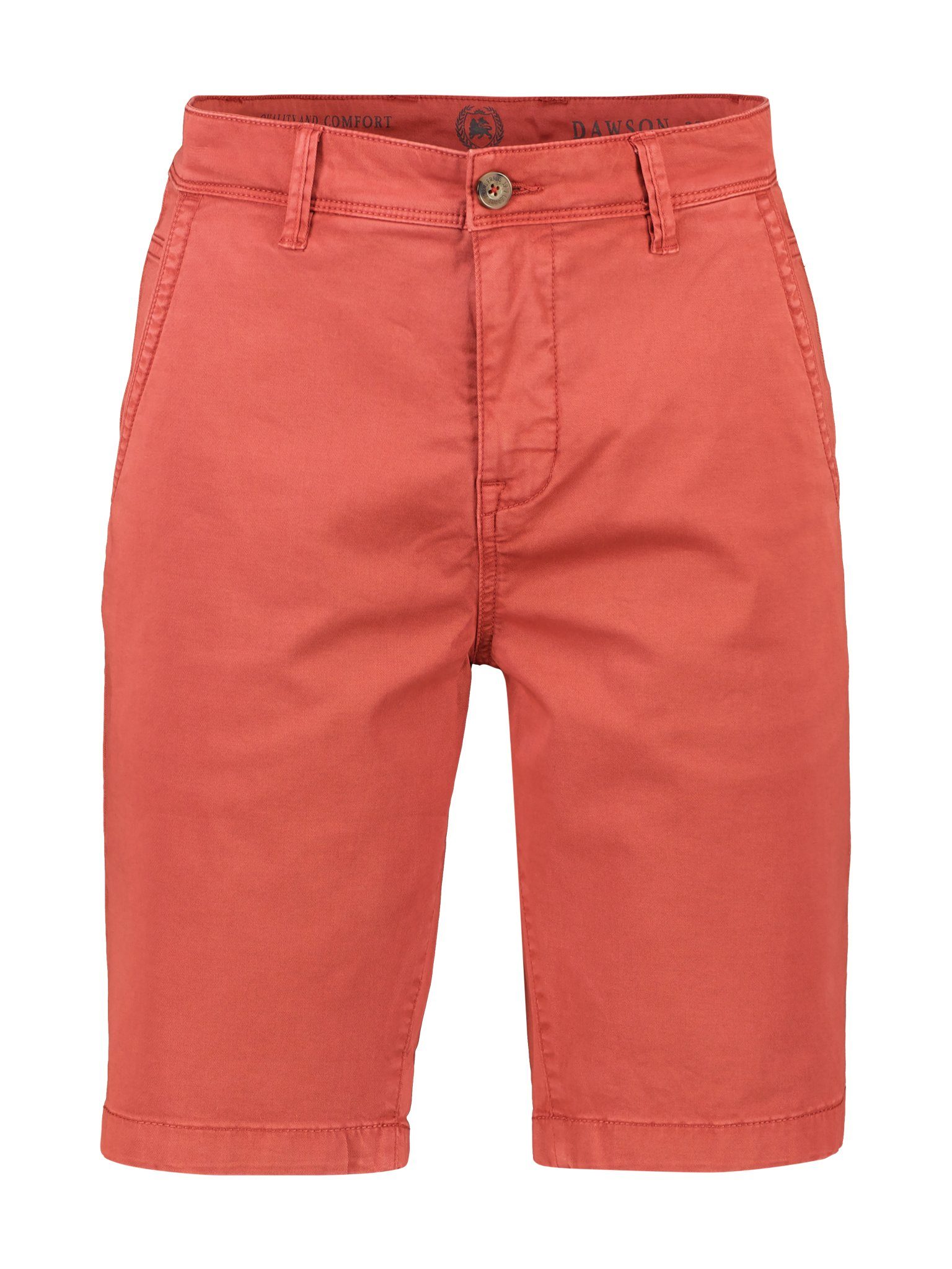Lerros Chino-short in unikleur heren bermuda broeken maat 36 rood